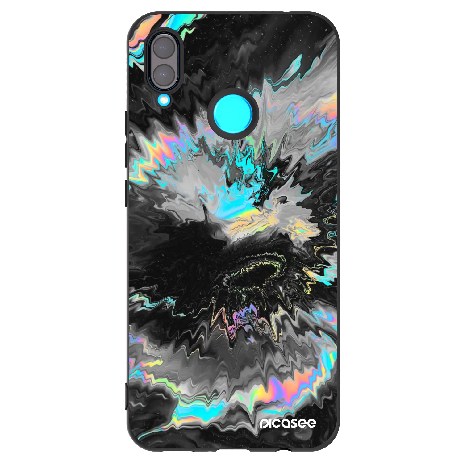 Picasee fekete szilikon tok az alábbi mobiltelefonokra Huawei Nova 3i - Magnetic
