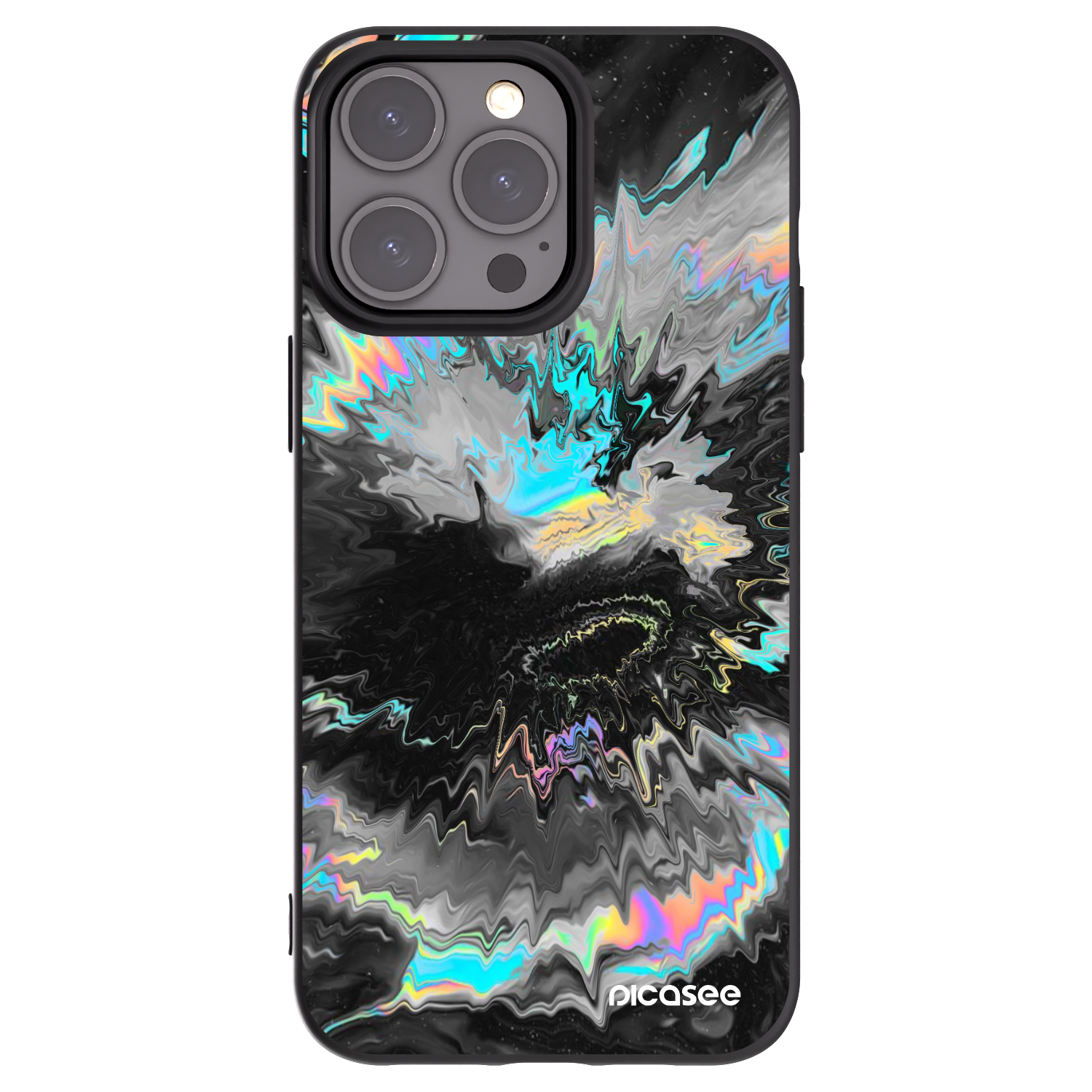 Picasee fekete szilikon tok az alábbi mobiltelefonokra Apple iPhone 15 Pro Max - Magnetic