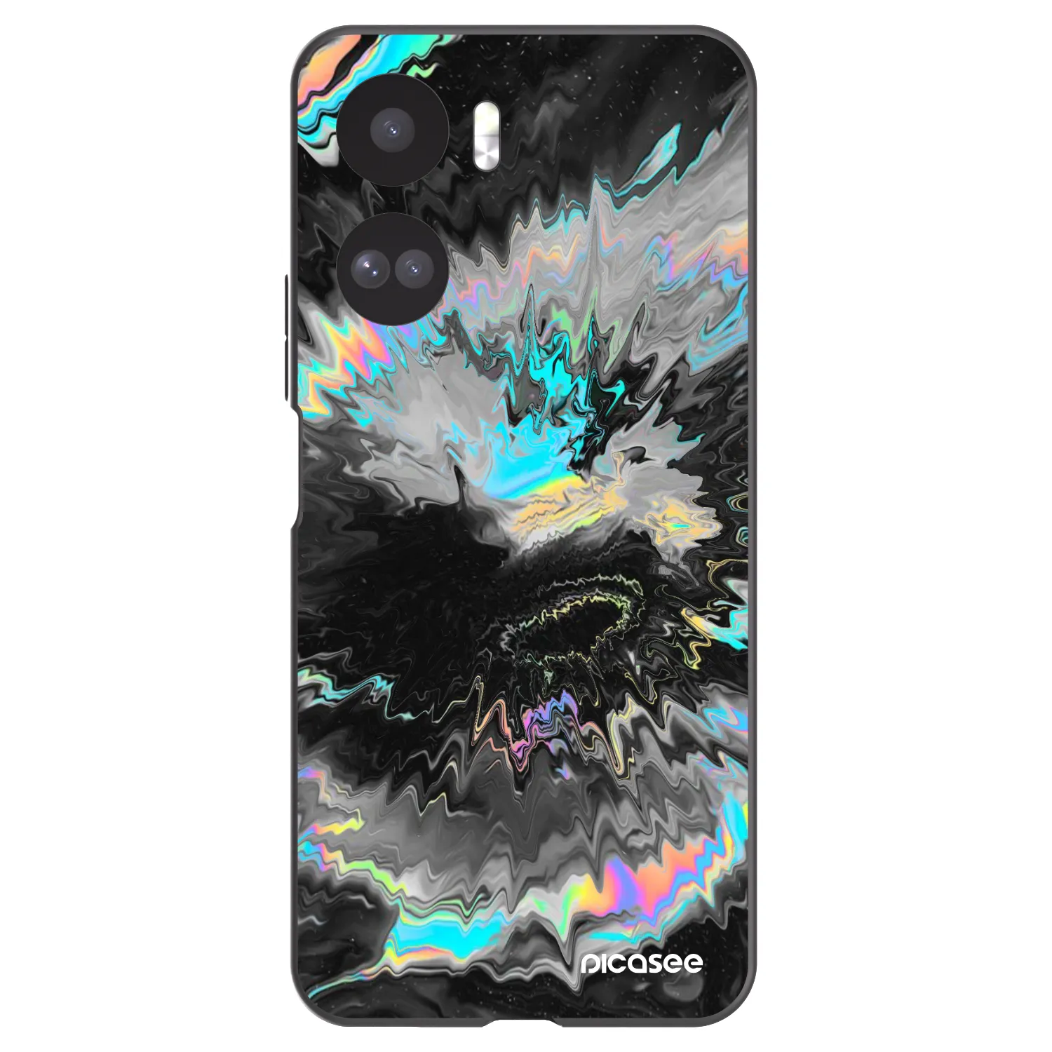 Picasee fekete szilikon tok az alábbi mobiltelefonokra Honor 90 Lite 5G - Magnetic