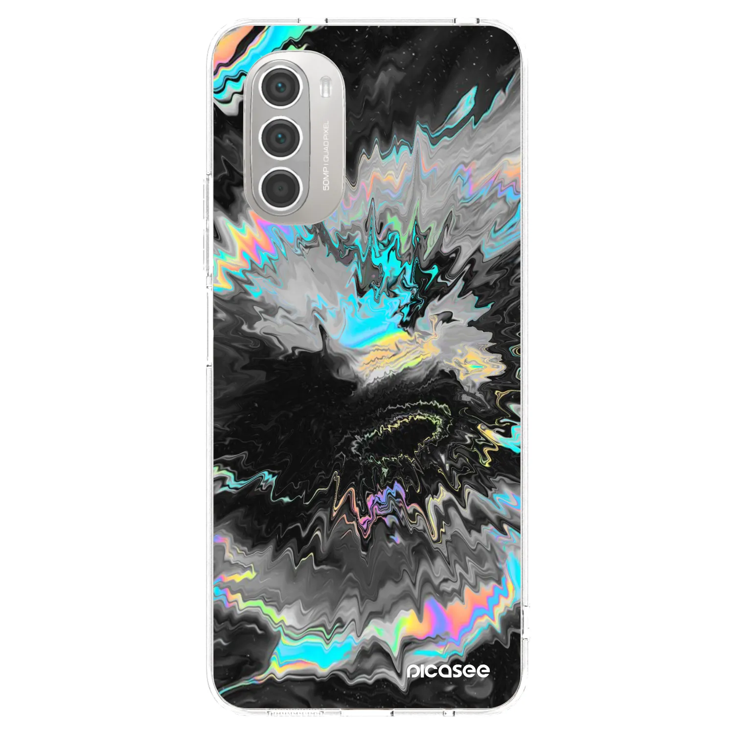 Picasee átlátszó szilikon tok az alábbi mobiltelefonokra Motorola Moto G51 - Magnetic