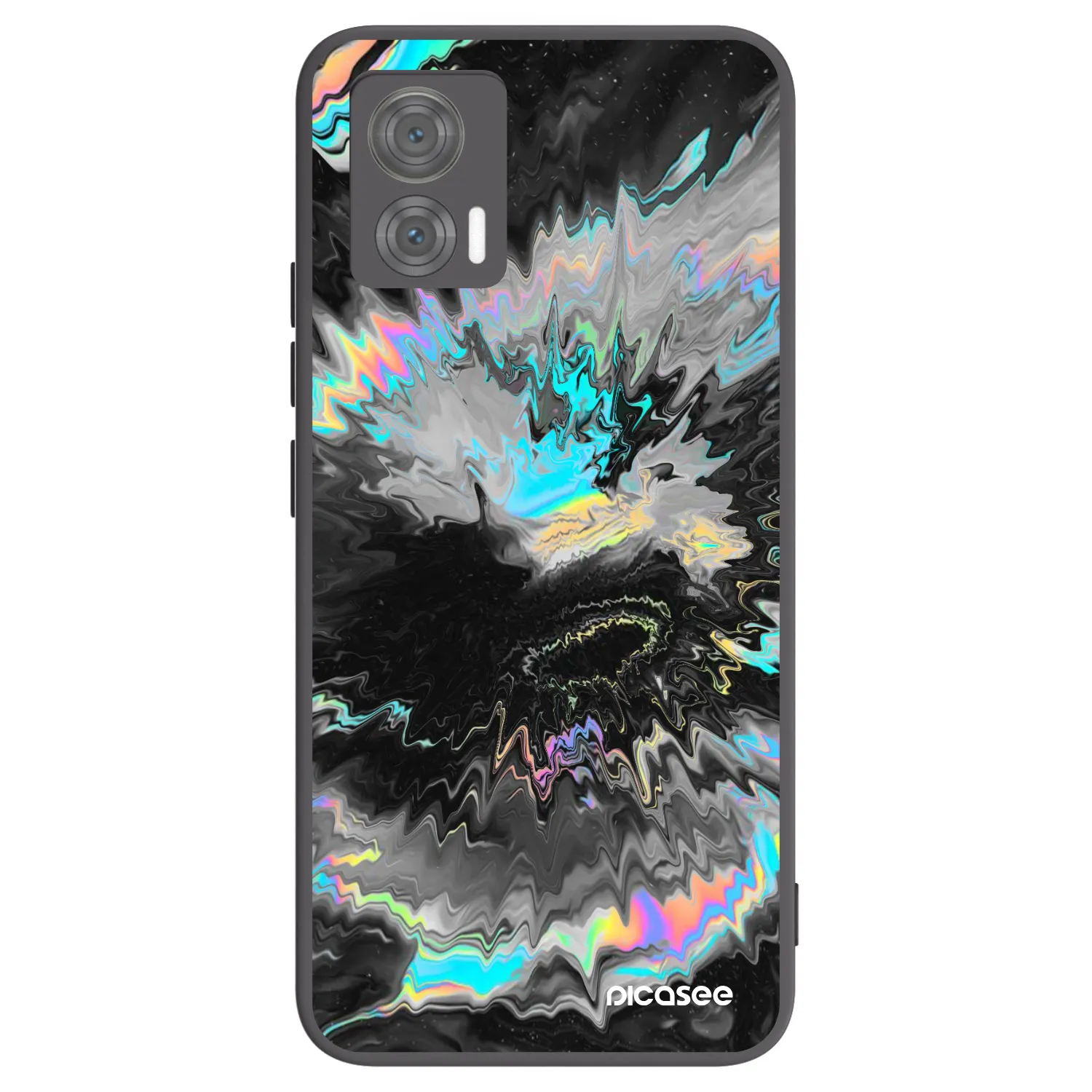 Picasee fekete szilikon tok az alábbi mobiltelefonokra Motorola Edge 30 Neo - Magnetic