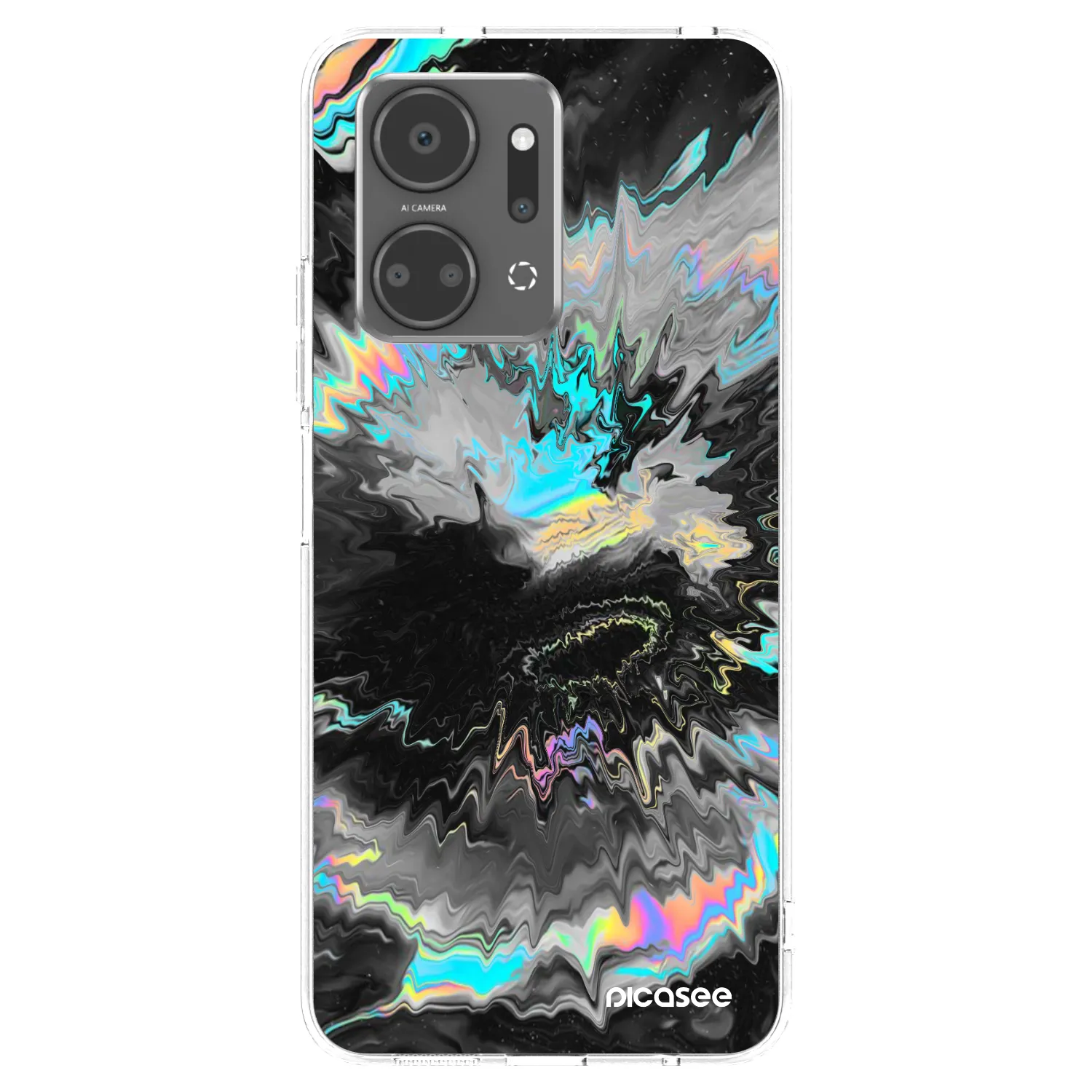 Picasee átlátszó szilikon tok az alábbi mobiltelefonokra Honor X7a - Magnetic