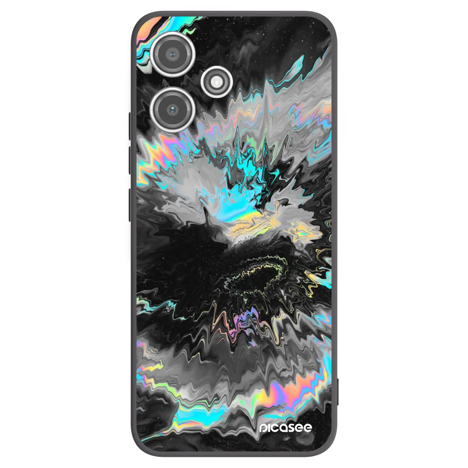 Picasee fekete szilikon tok az alábbi mobiltelefonokra Xiaomi Redmi 12 5G - Magnetic