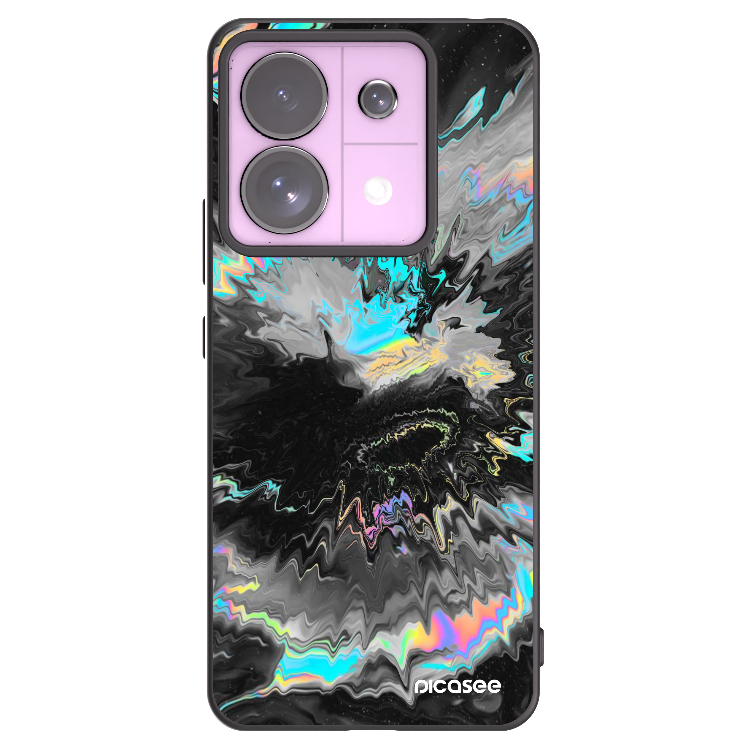 Picasee fekete szilikon tok az alábbi mobiltelefonokra Xiaomi Redmi Note 13 Pro 5G - Magnetic