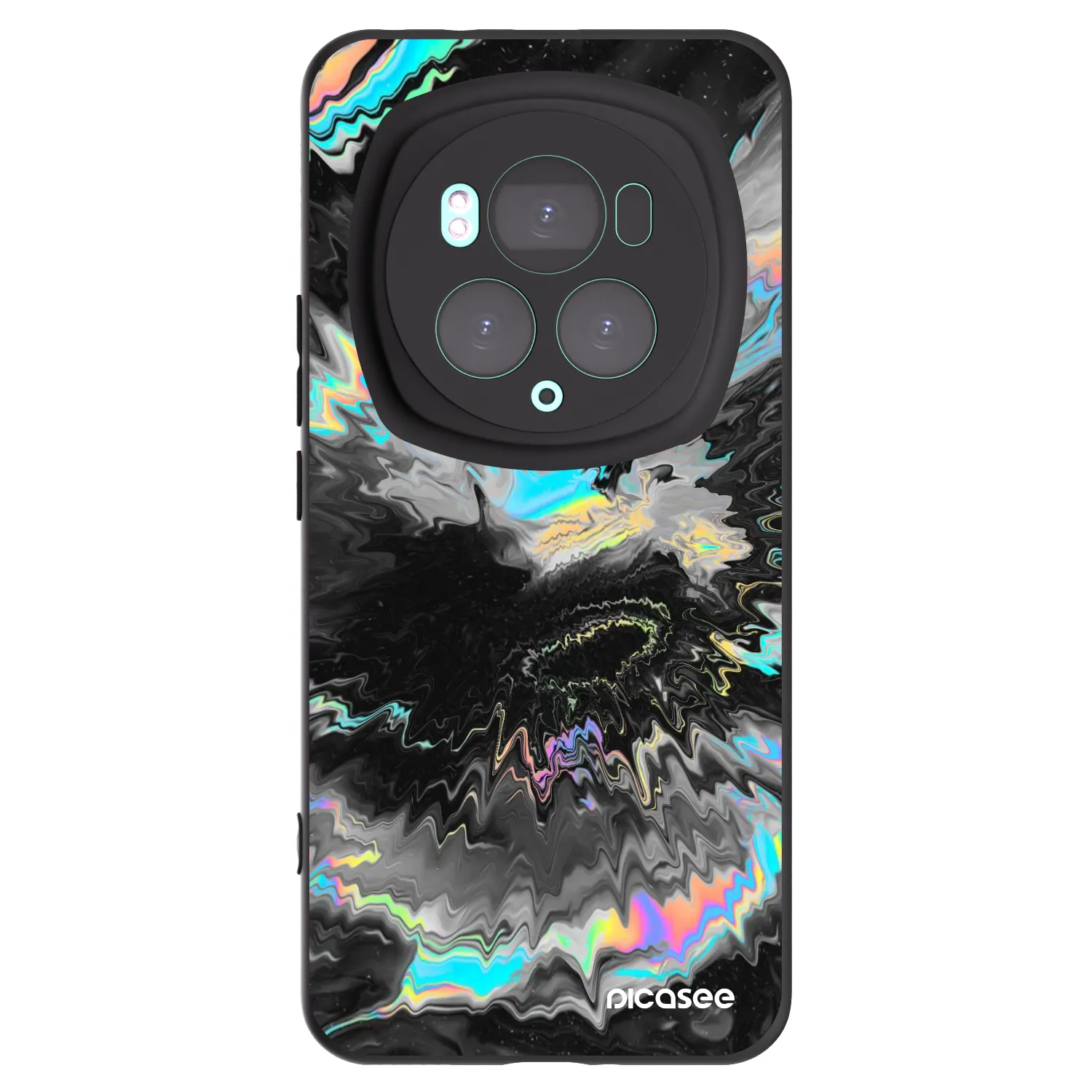 Picasee fekete szilikon tok az alábbi mobiltelefonokra Honor Magic6 Pro - Magnetic