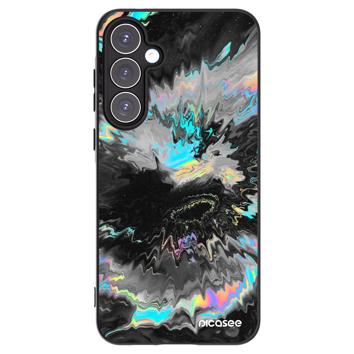 Picasee fekete szilikon tok az alábbi mobiltelefonokra Samsung Galaxy A55 5G A556B - Magnetic