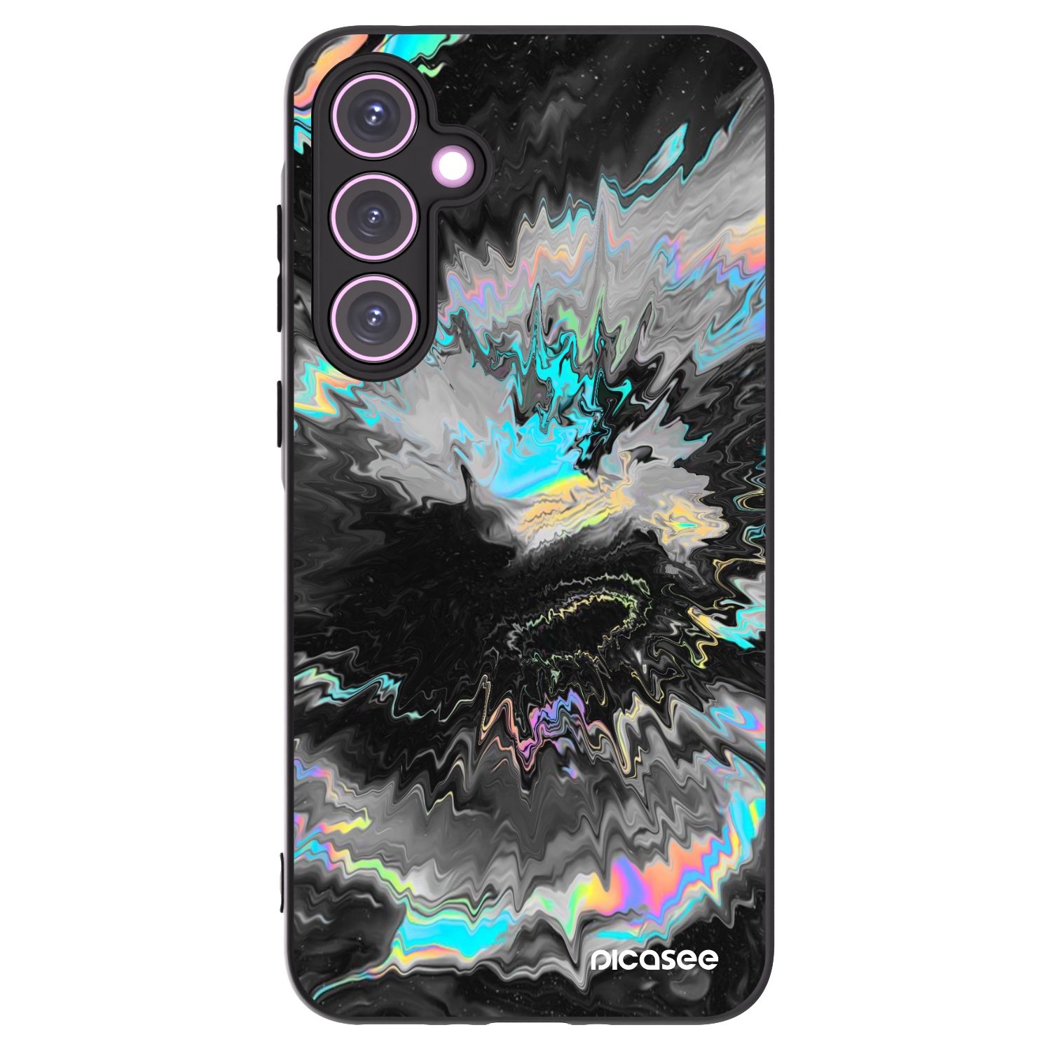 Picasee fekete szilikon tok az alábbi mobiltelefonokra Samsung Galaxy A35 5G A356B - Magnetic