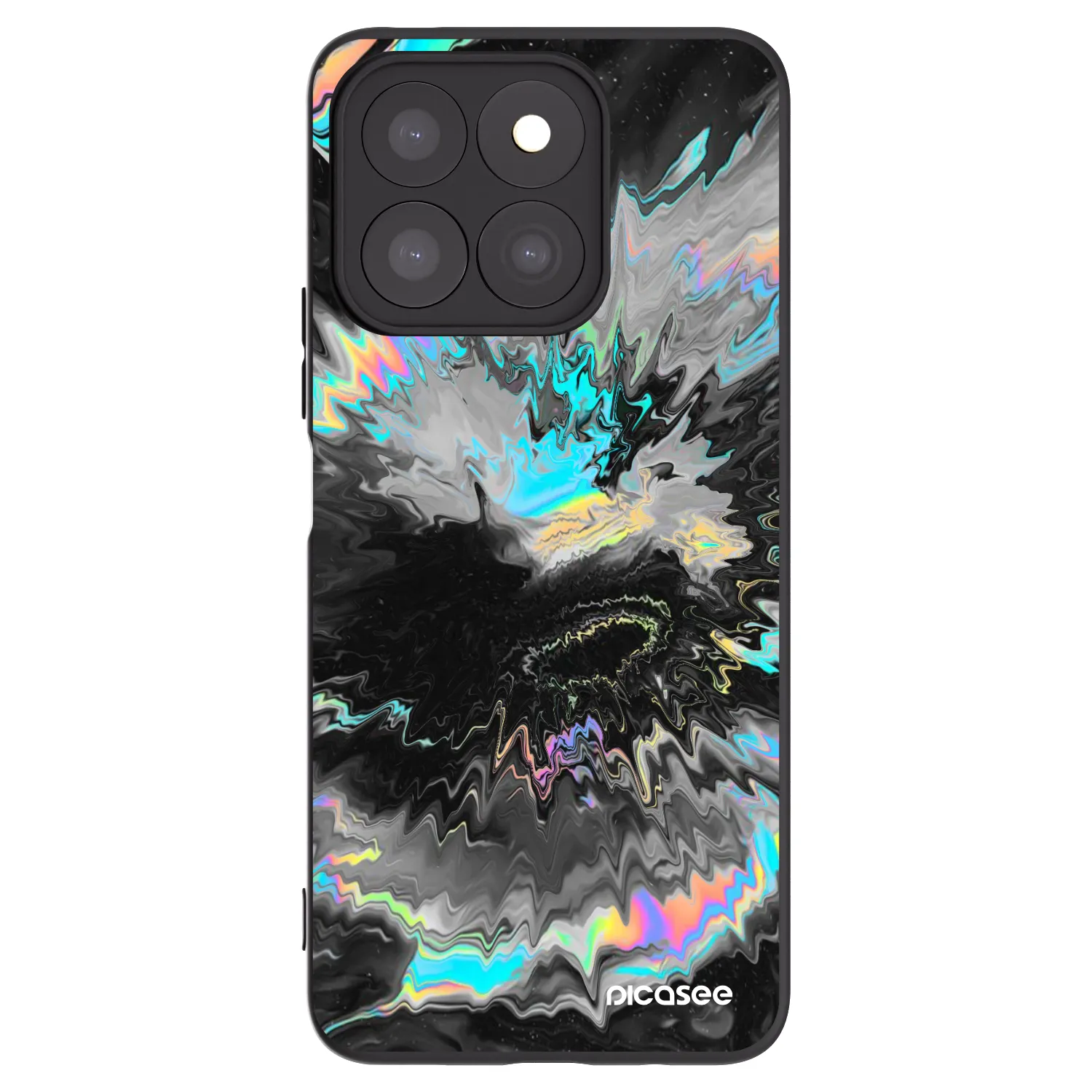 Picasee fekete szilikon tok az alábbi mobiltelefonokra Honor X8b - Magnetic