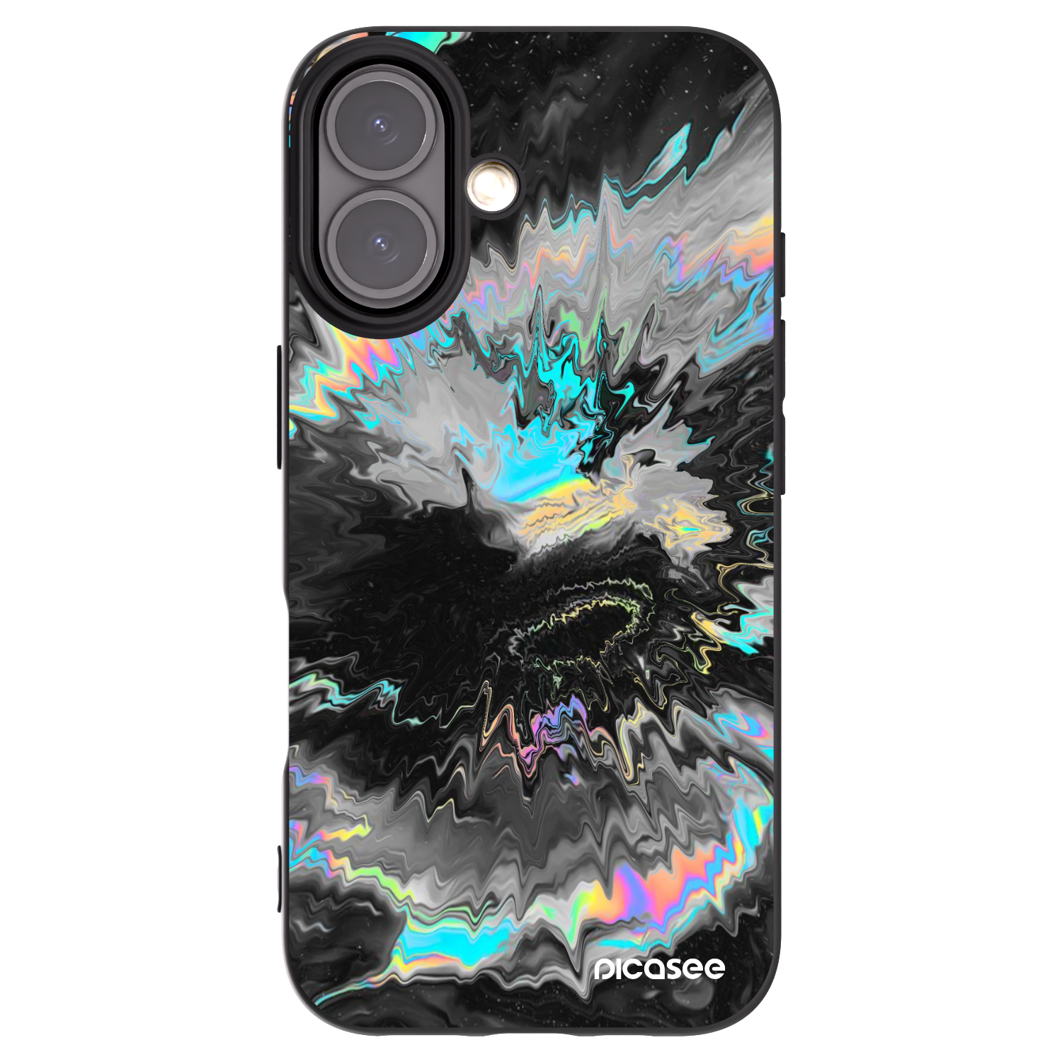 Picasee fekete szilikon tok az alábbi mobiltelefonokra Apple iPhone 16 - Magnetic
