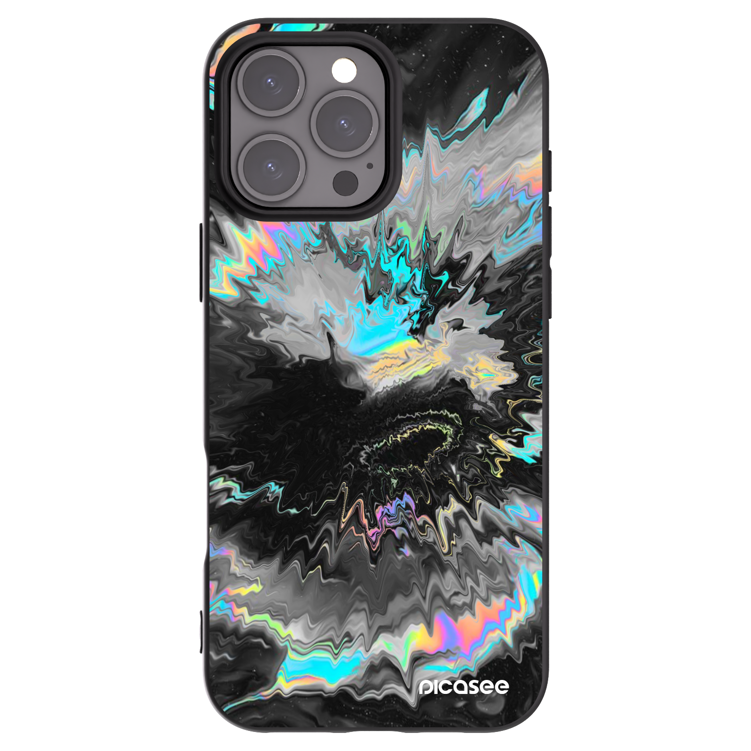 Picasee fekete szilikon tok az alábbi mobiltelefonokra Apple iPhone 16 Pro Max - Magnetic