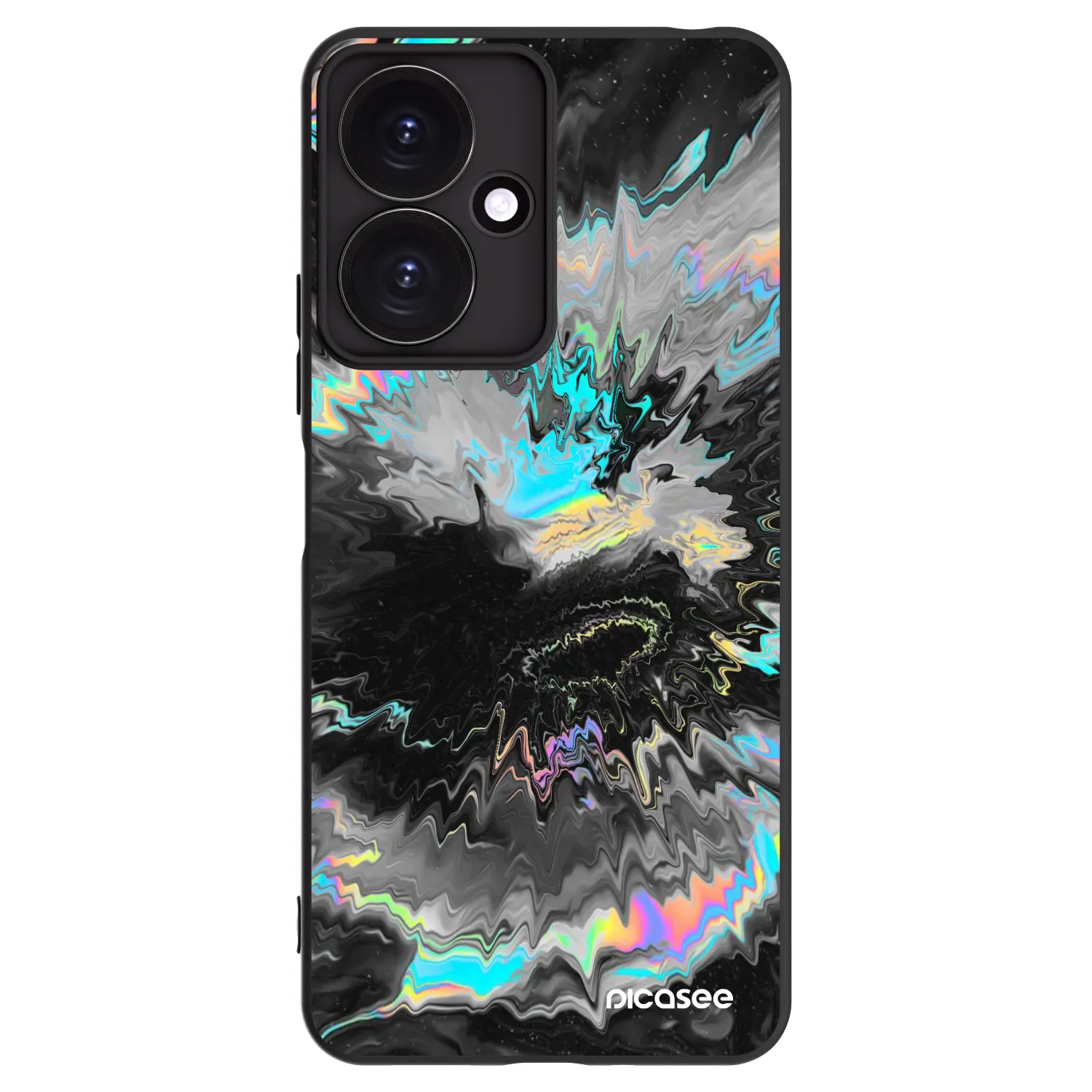 Picasee fekete szilikon tok az alábbi mobiltelefonokra Xiaomi Redmi 13C 5G - Magnetic