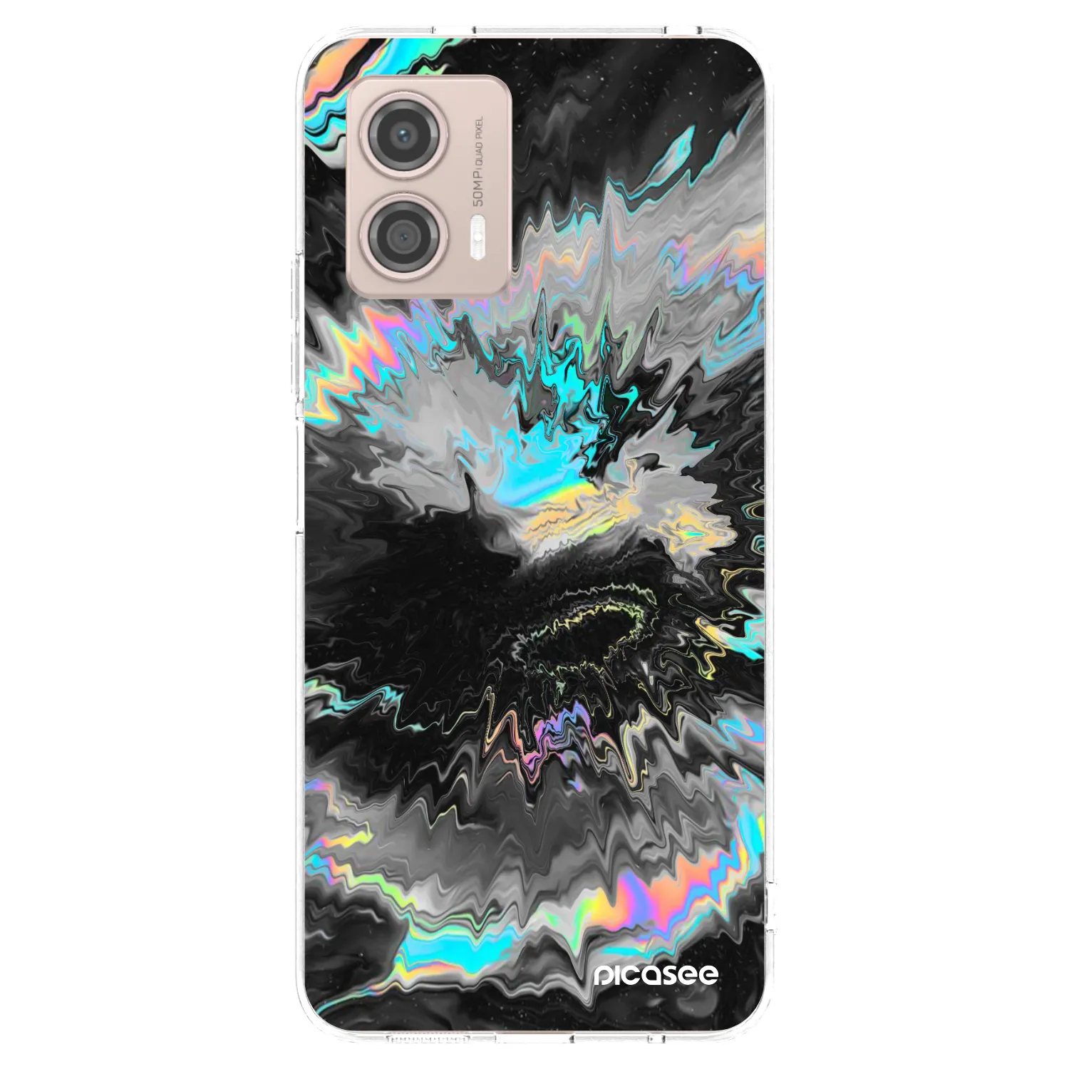 Picasee átlátszó szilikon tok az alábbi mobiltelefonokra Motorola Moto G53 5G - Magnetic