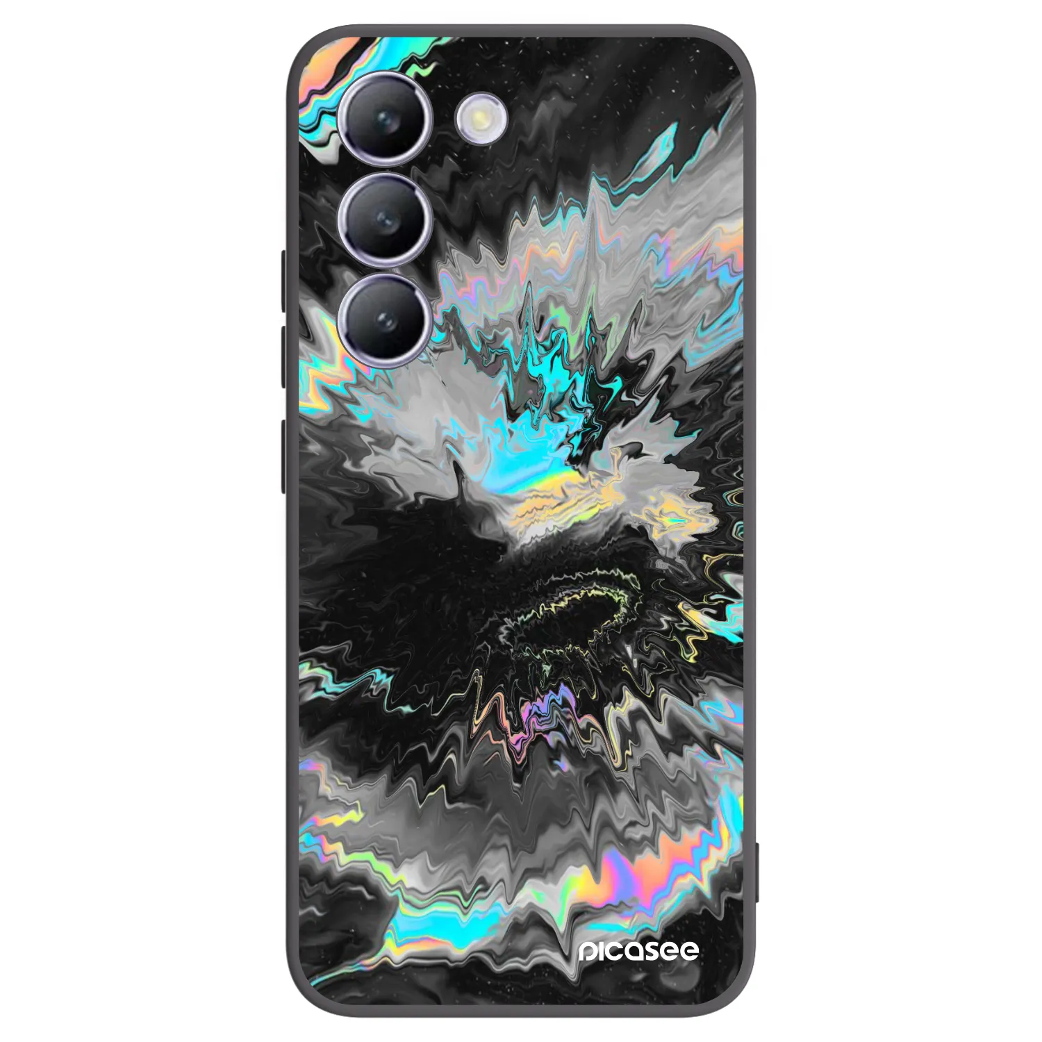 Picasee fekete szilikon tok az alábbi mobiltelefonokra Vivo V40 SE 5G - Magnetic
