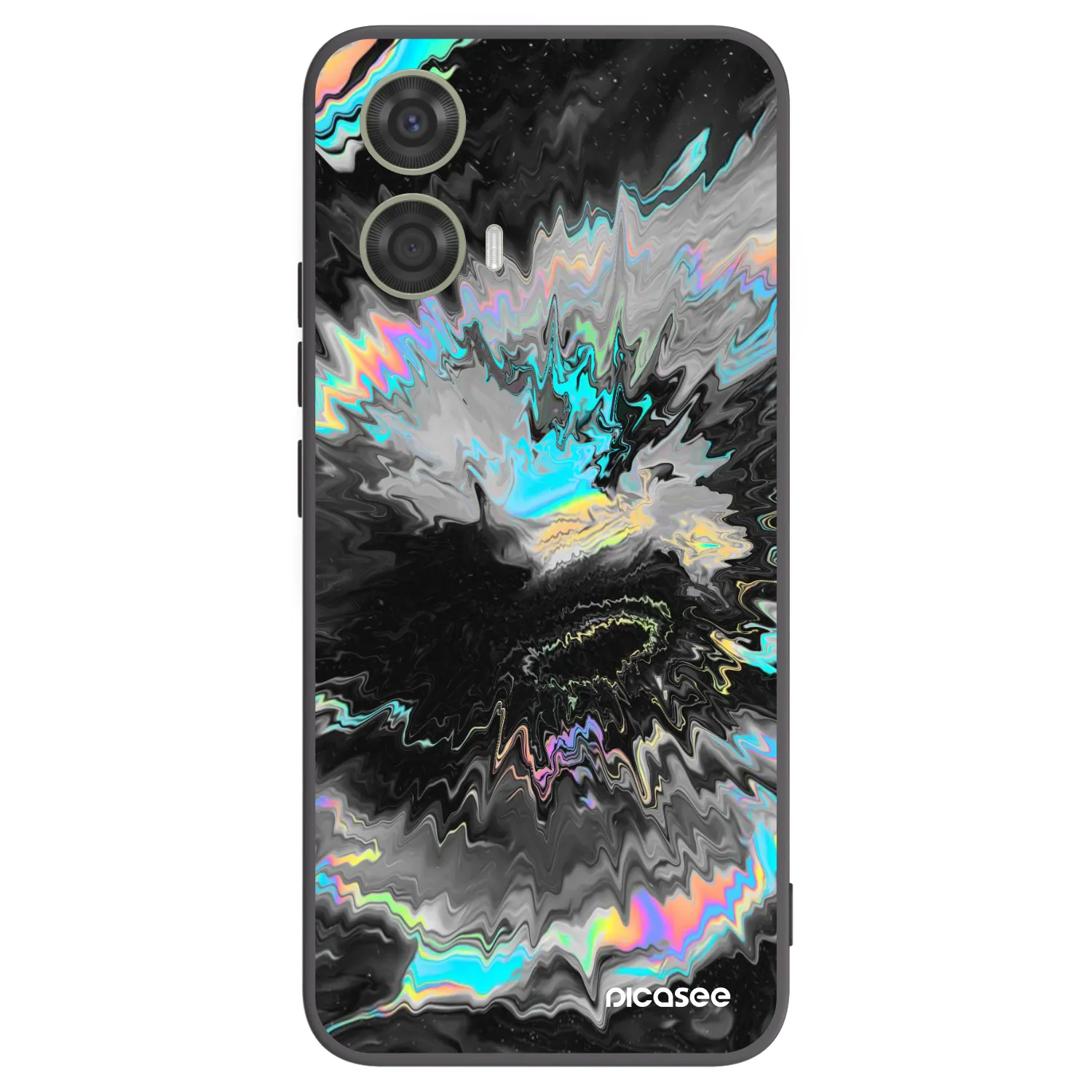 Picasee fekete szilikon tok az alábbi mobiltelefonokra Motorola Moto G24 - Magnetic