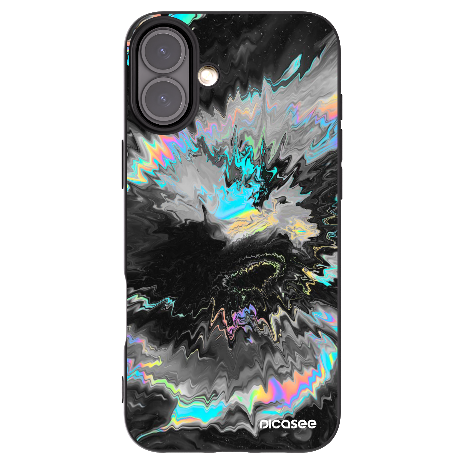 Picasee fekete szilikon tok az alábbi mobiltelefonokra Apple iPhone 16 Plus - Magnetic