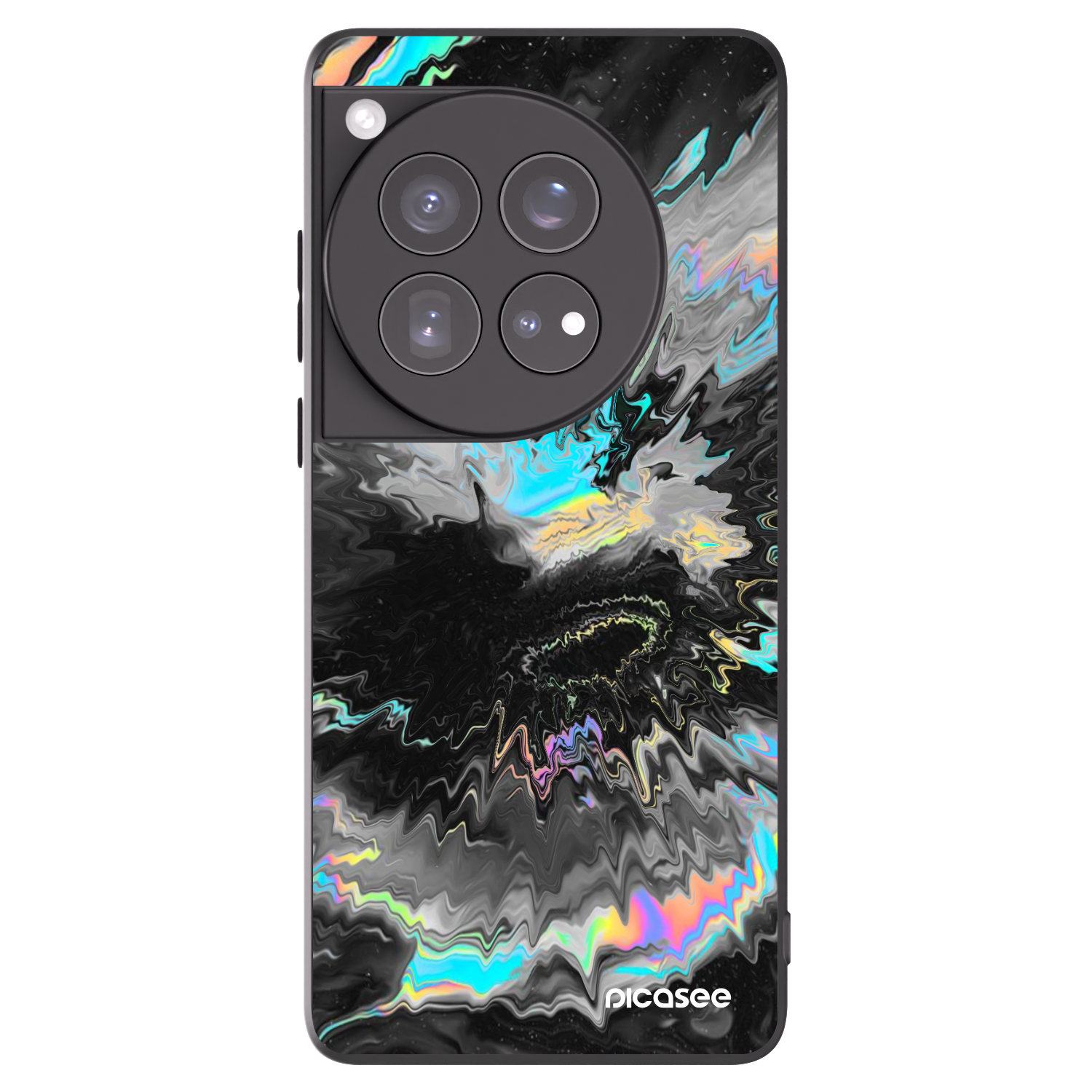 Picasee fekete szilikon tok az alábbi mobiltelefonokra OnePlus 12 5G - Magnetic