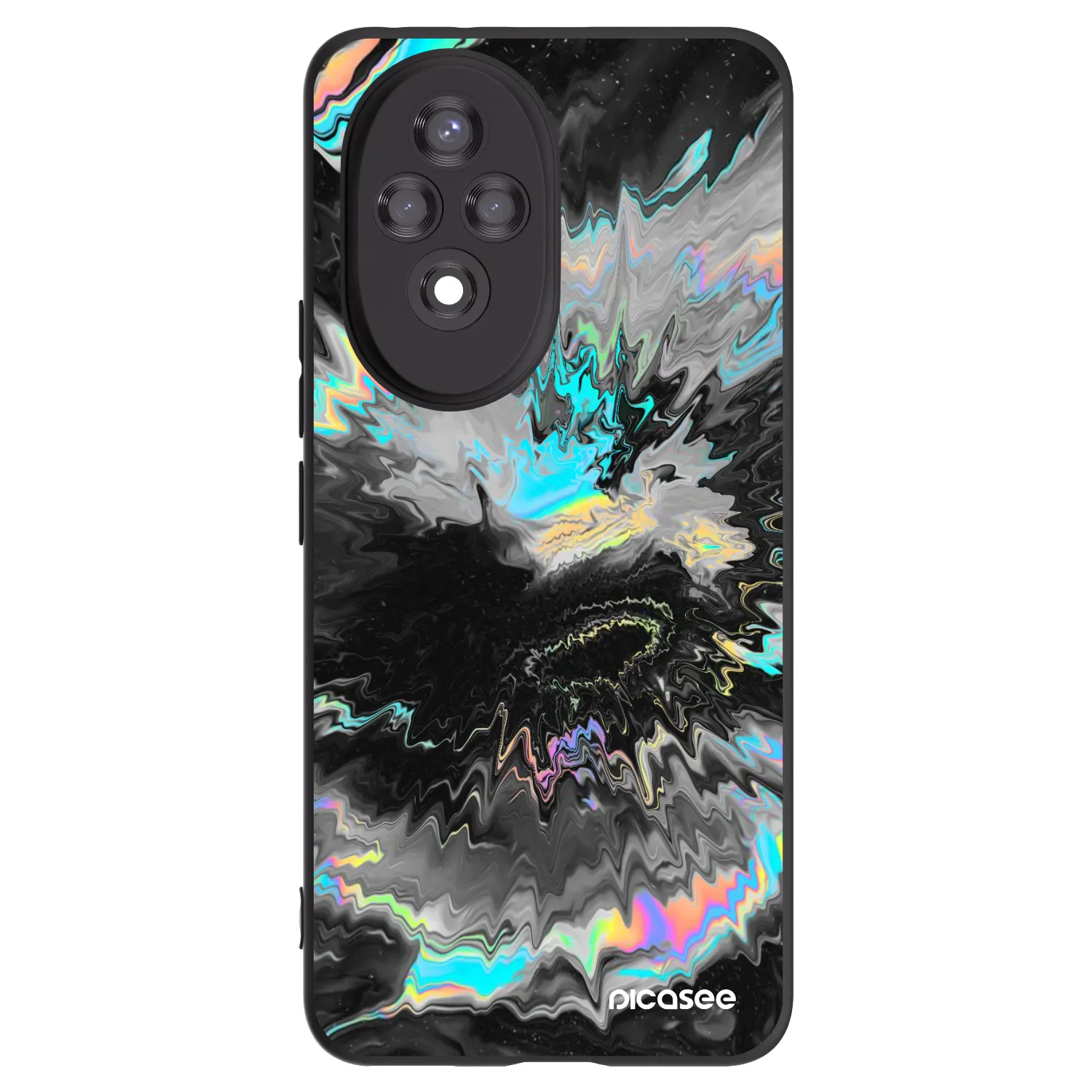 Picasee fekete szilikon tok az alábbi mobiltelefonokra Honor 200 Pro 5G - Magnetic