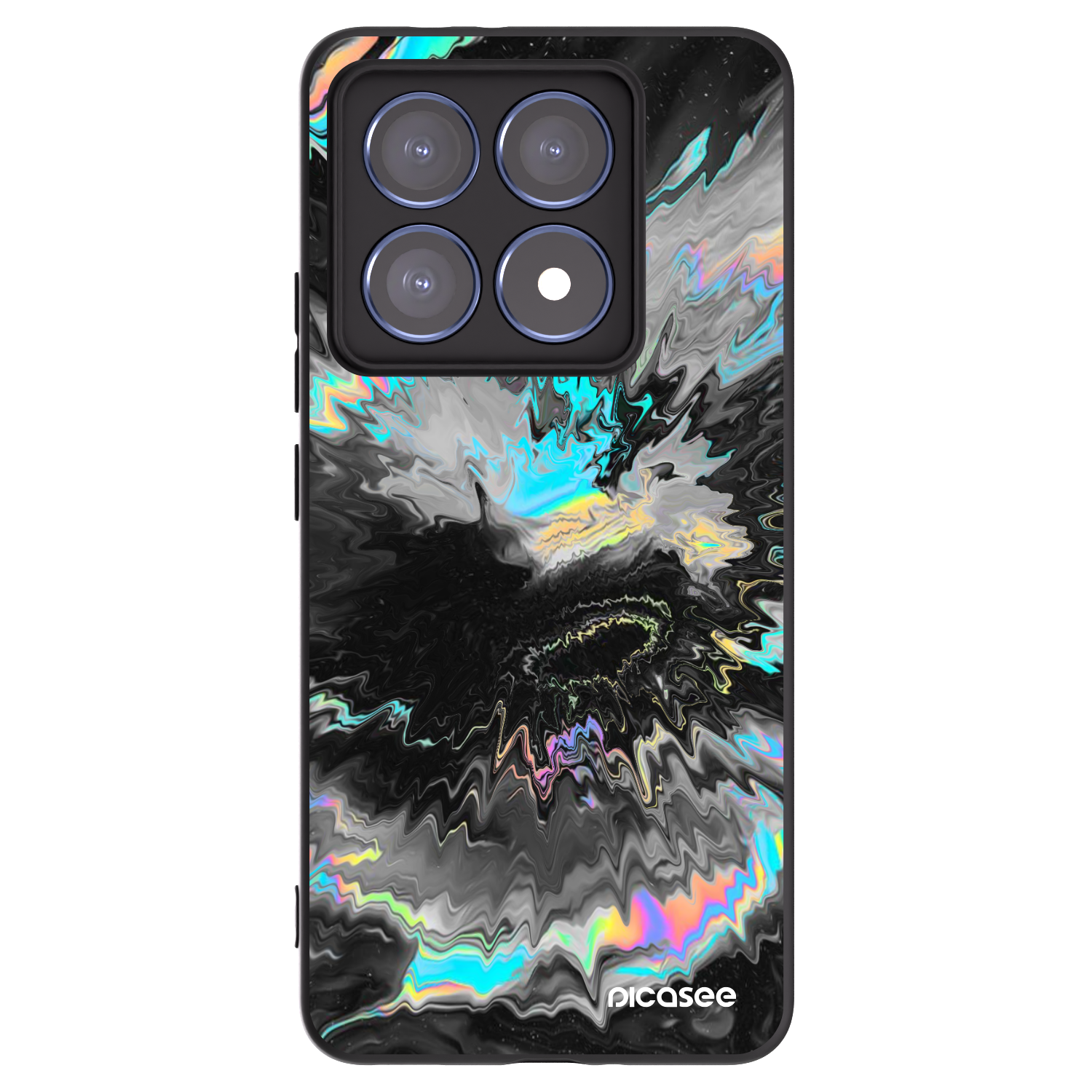 Picasee fekete szilikon tok az alábbi mobiltelefonokra Xiaomi 14T Pro - Magnetic