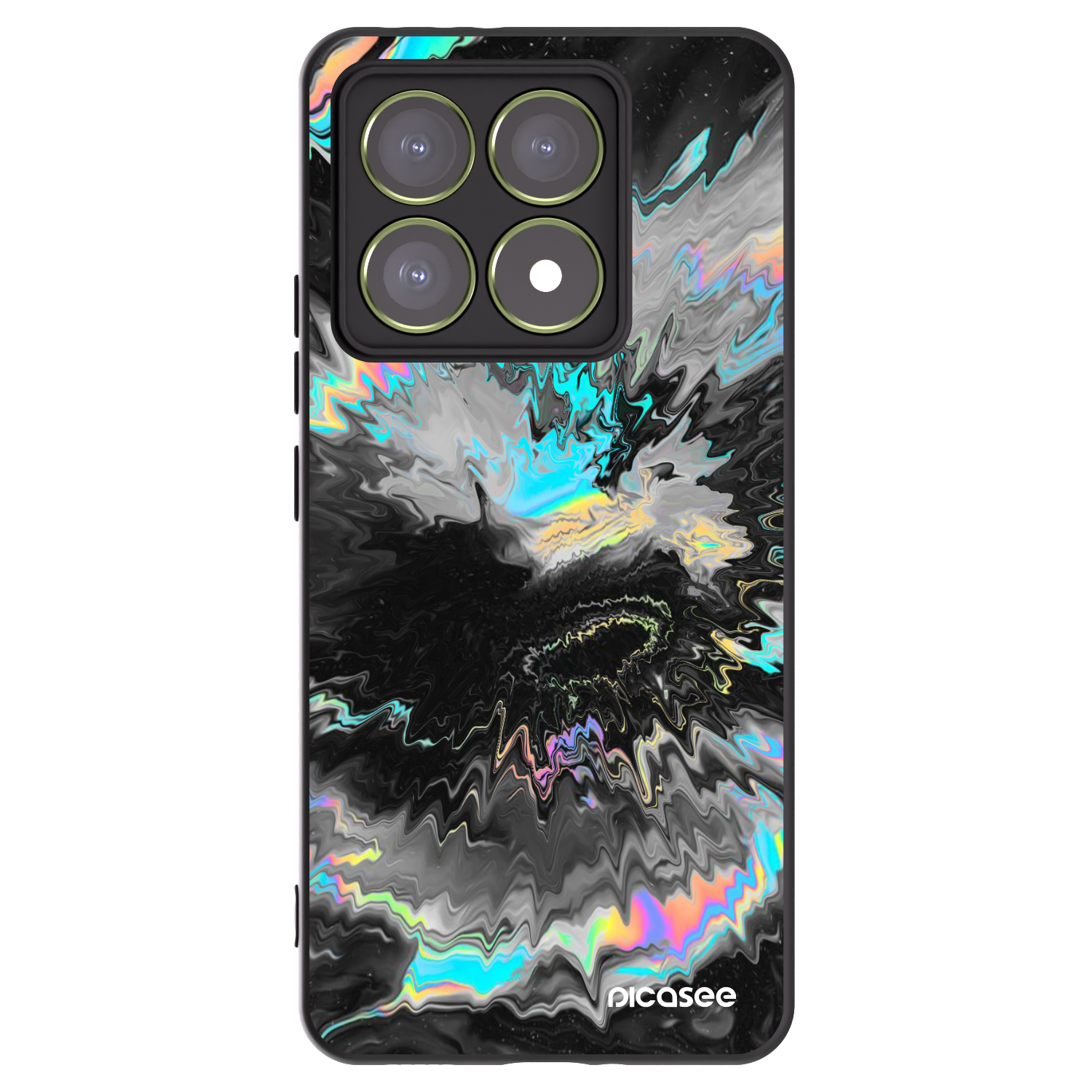 Picasee fekete szilikon tok az alábbi mobiltelefonokra Xiaomi 14T - Magnetic