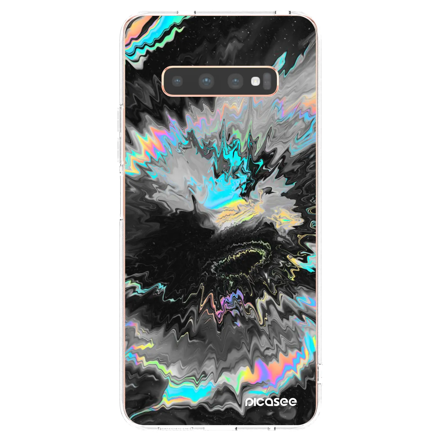 Picasee átlátszó szilikon tok az alábbi mobiltelefonokra Samsung Galaxy S10 Plus G975 - Magnetic