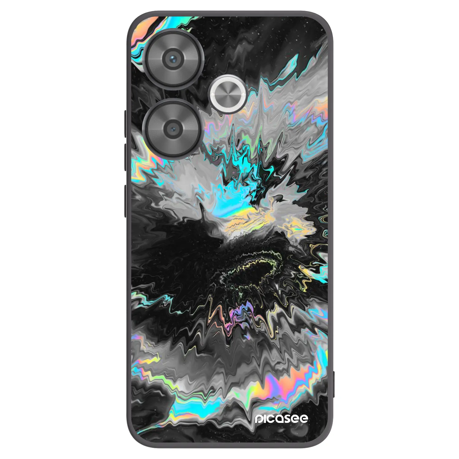 Picasee fekete szilikon tok az alábbi mobiltelefonokra Xiaomi Poco F6 - Magnetic