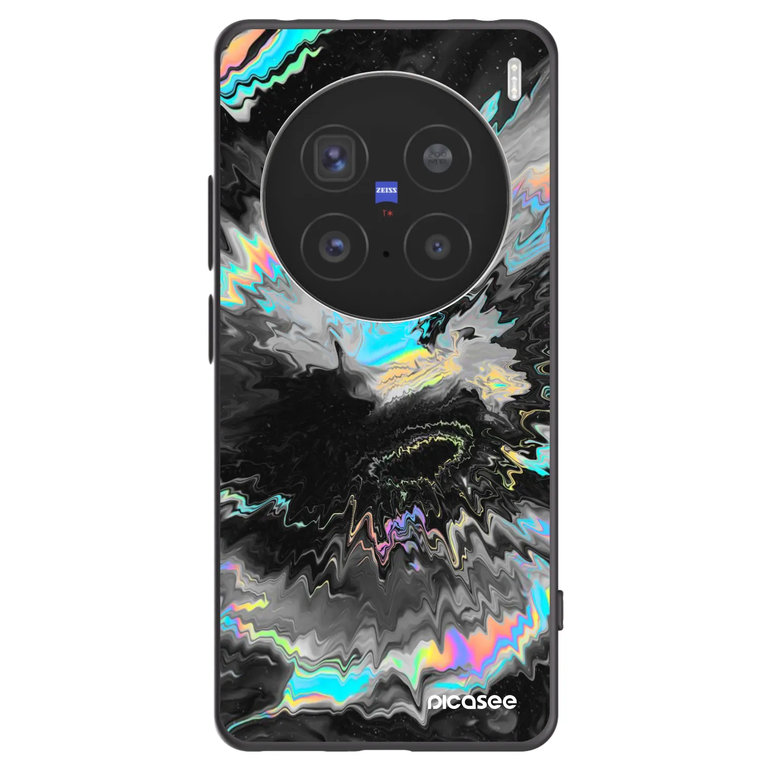 Picasee fekete szilikon tok az alábbi mobiltelefonokra Vivo X200 Pro - Magnetic