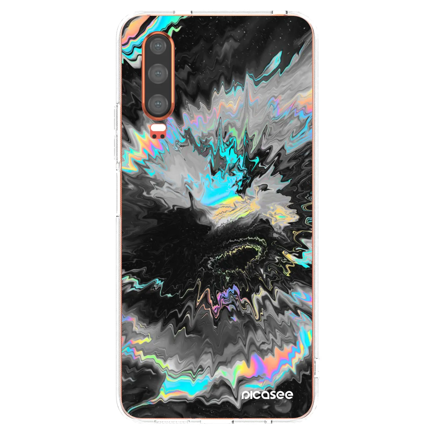 Picasee átlátszó szilikon tok az alábbi mobiltelefonokra Huawei P30 - Magnetic
