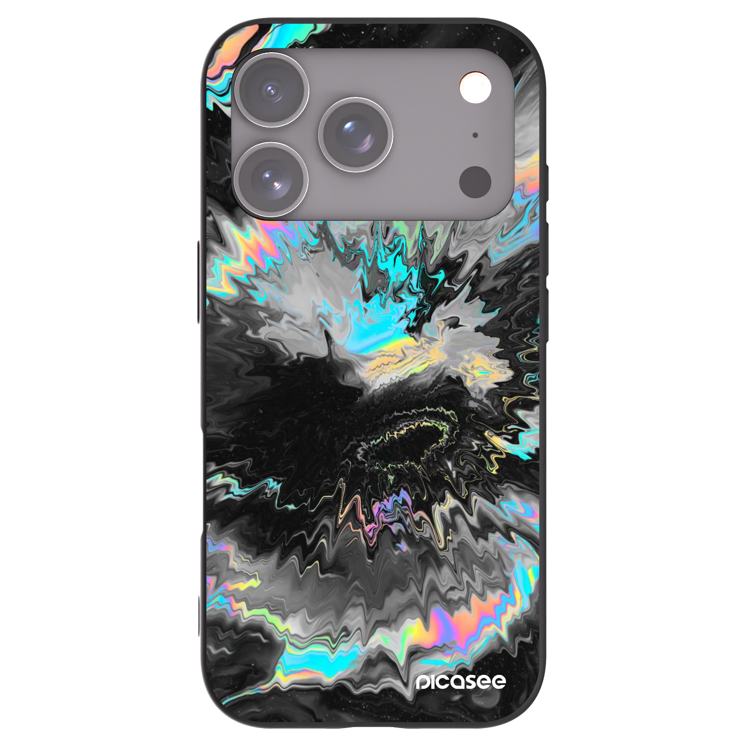 Picasee fekete szilikon tok az alábbi mobiltelefonokra Apple iPhone 17 Pro - Magnetic