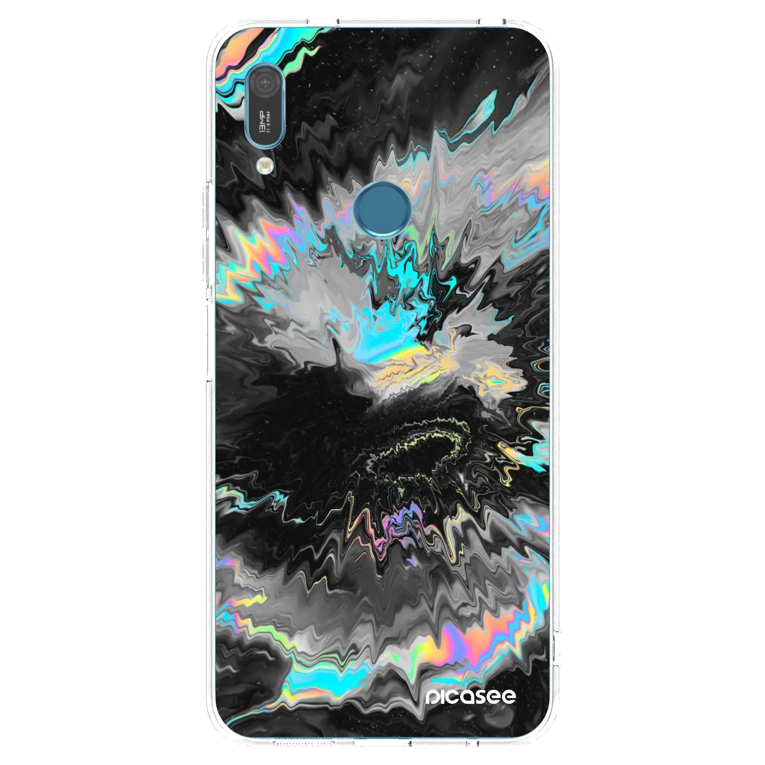 Picasee átlátszó szilikon tok az alábbi mobiltelefonokra Huawei Y6 2019 - Magnetic