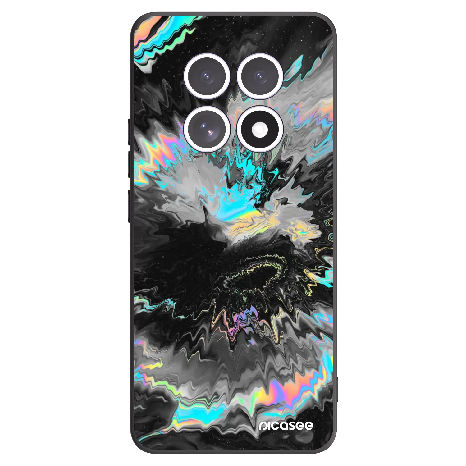 Picasee fekete szilikon tok az alábbi mobiltelefonokra Xiaomi Redmi Note 15 - Magnetic