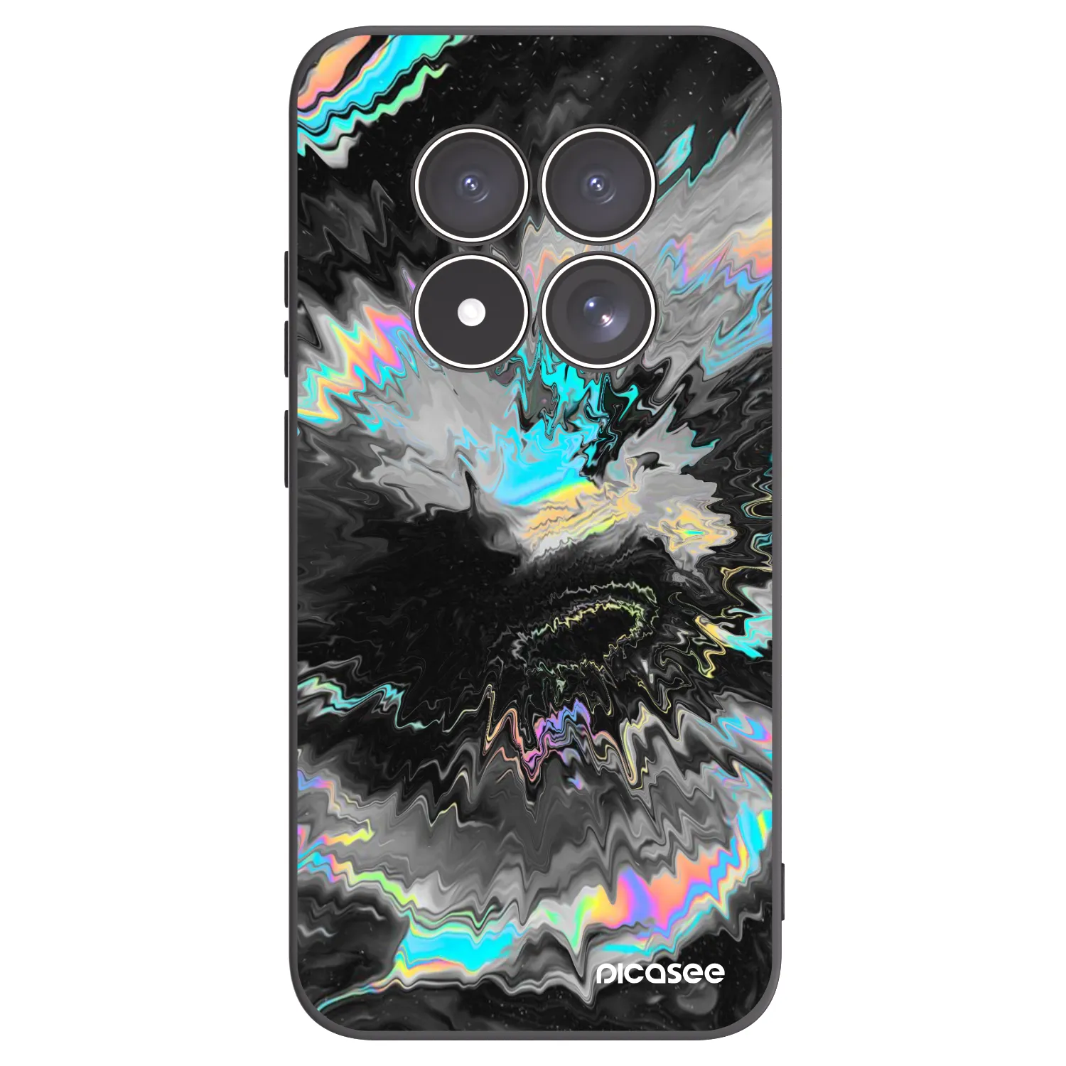 Picasee fekete szilikon tok az alábbi mobiltelefonokra Xiaomi Redmi Note 15 Pro 5G - Magnetic