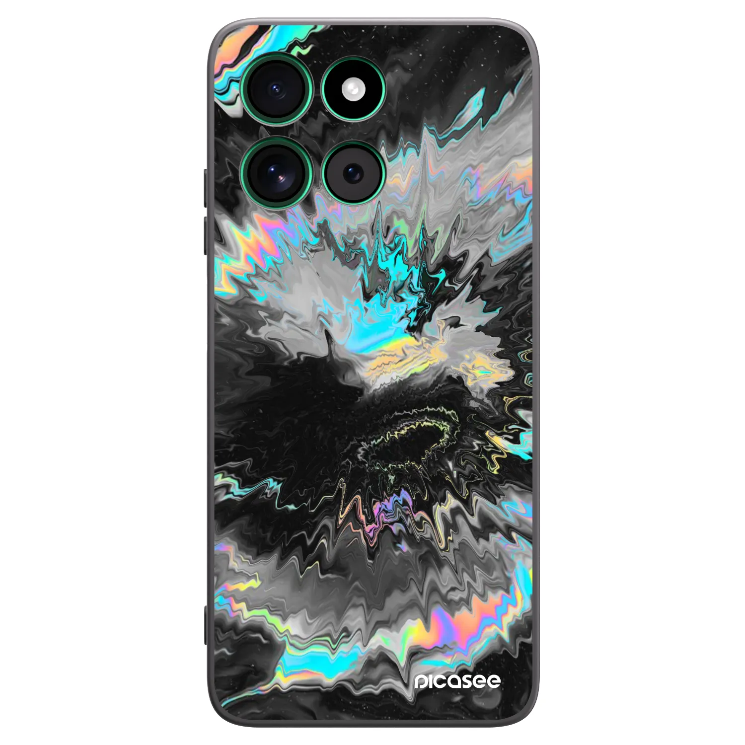 Picasee fekete szilikon tok az alábbi mobiltelefonokra Motorola Moto G57 Power - Magnetic