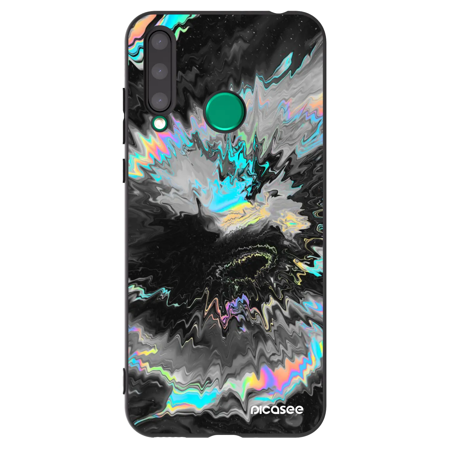 Picasee fekete szilikon tok az alábbi mobiltelefonokra Honor 20 Lite - Magnetic