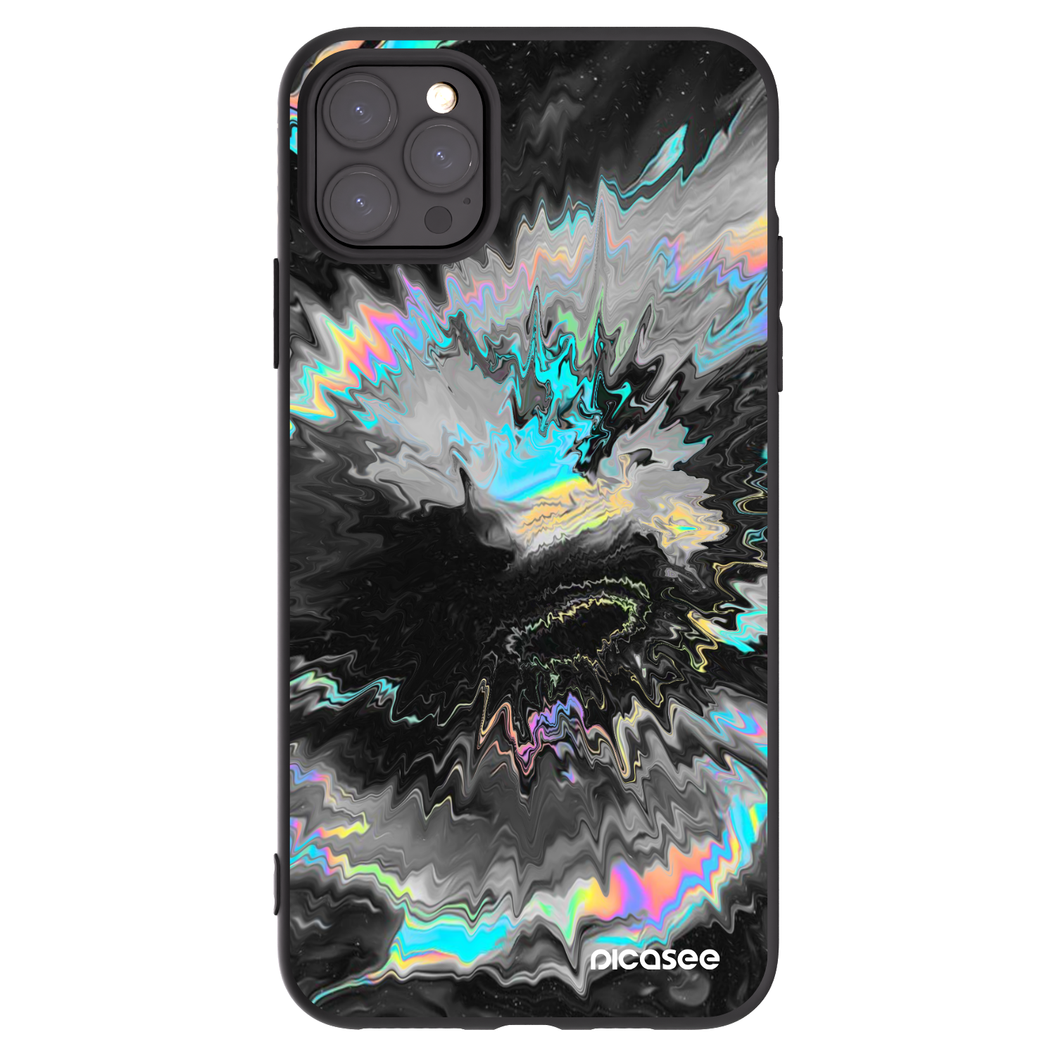 Picasee fekete szilikon tok az alábbi mobiltelefonokra Apple iPhone 11 Pro Max - Magnetic