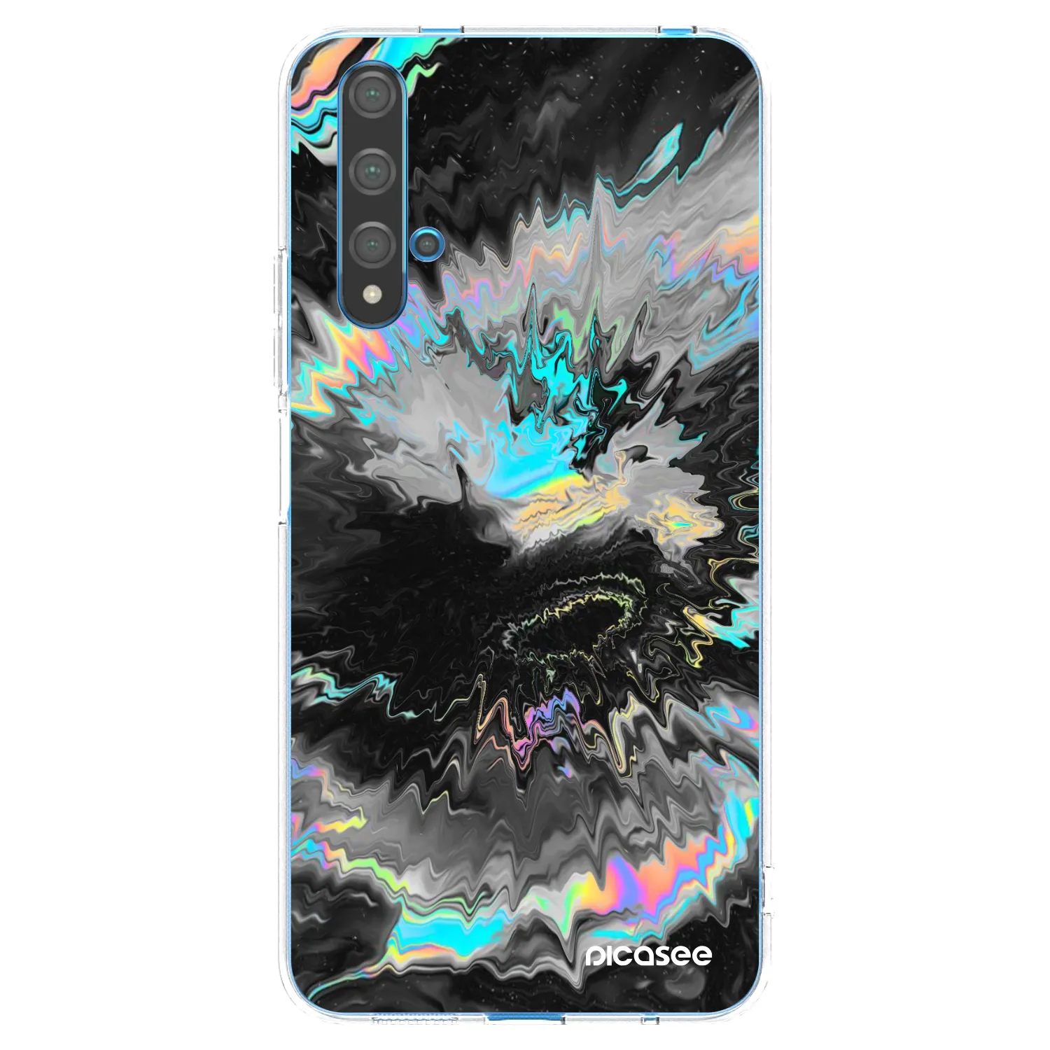 Picasee átlátszó szilikon tok az alábbi mobiltelefonokra Huawei Nova 5T - Magnetic
