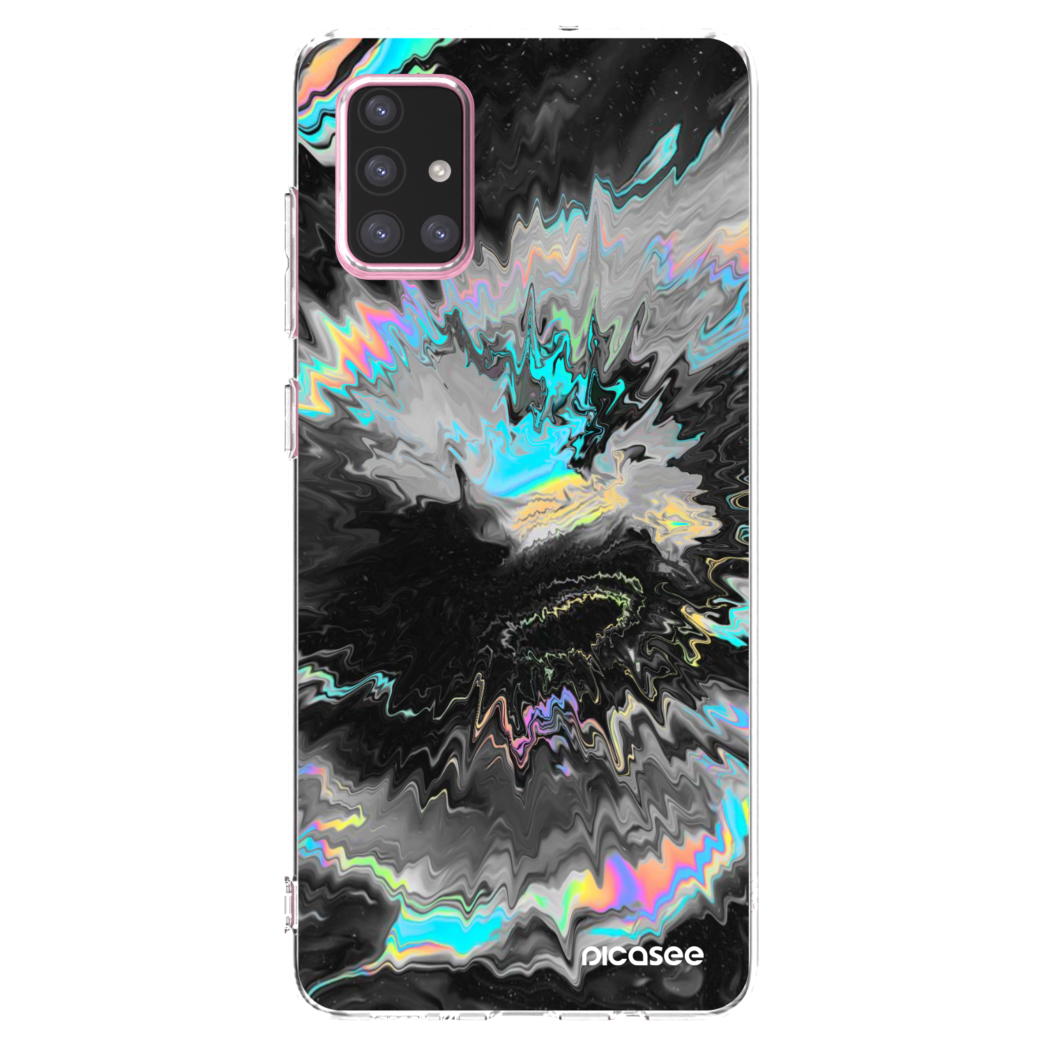 Picasee átlátszó szilikon tok az alábbi mobiltelefonokra Samsung Galaxy A71 A715F - Magnetic