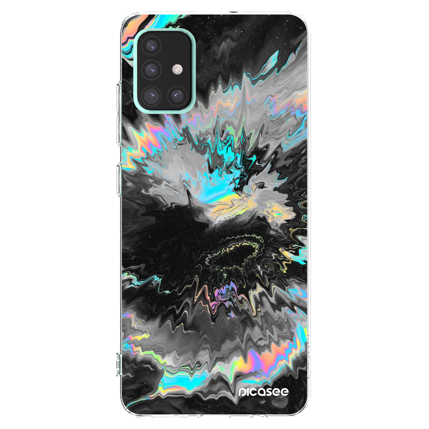 Picasee átlátszó szilikon tok az alábbi mobiltelefonokra Samsung Galaxy A51 A515F - Magnetic