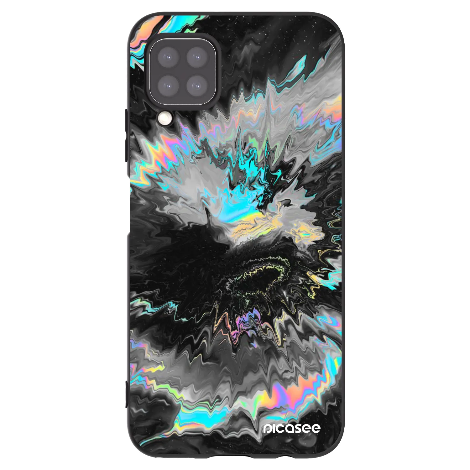 Picasee fekete szilikon tok az alábbi mobiltelefonokra Huawei P40 Lite - Magnetic