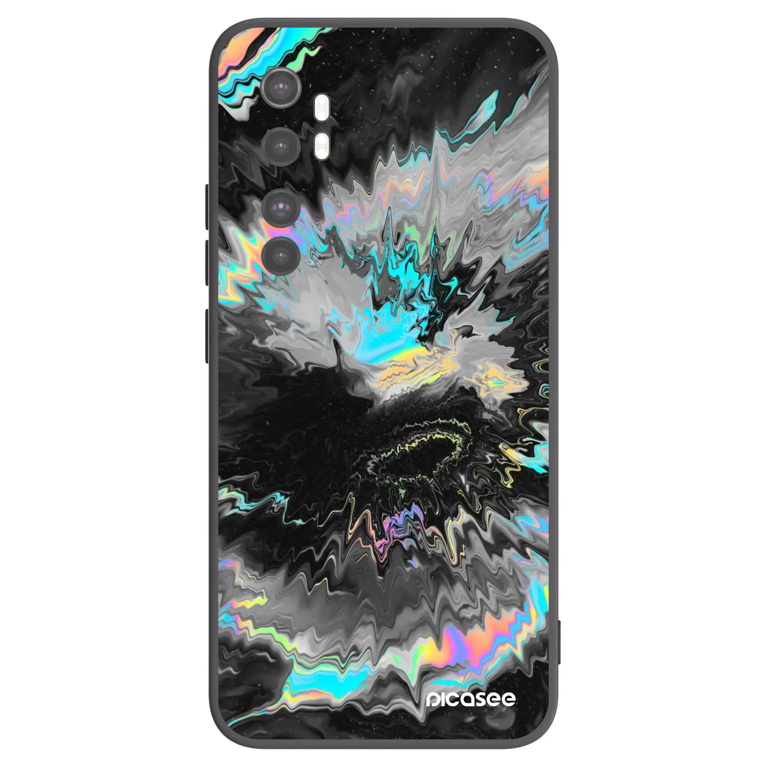 Picasee fekete szilikon tok az alábbi mobiltelefonokra Xiaomi Mi Note 10 Lite - Magnetic