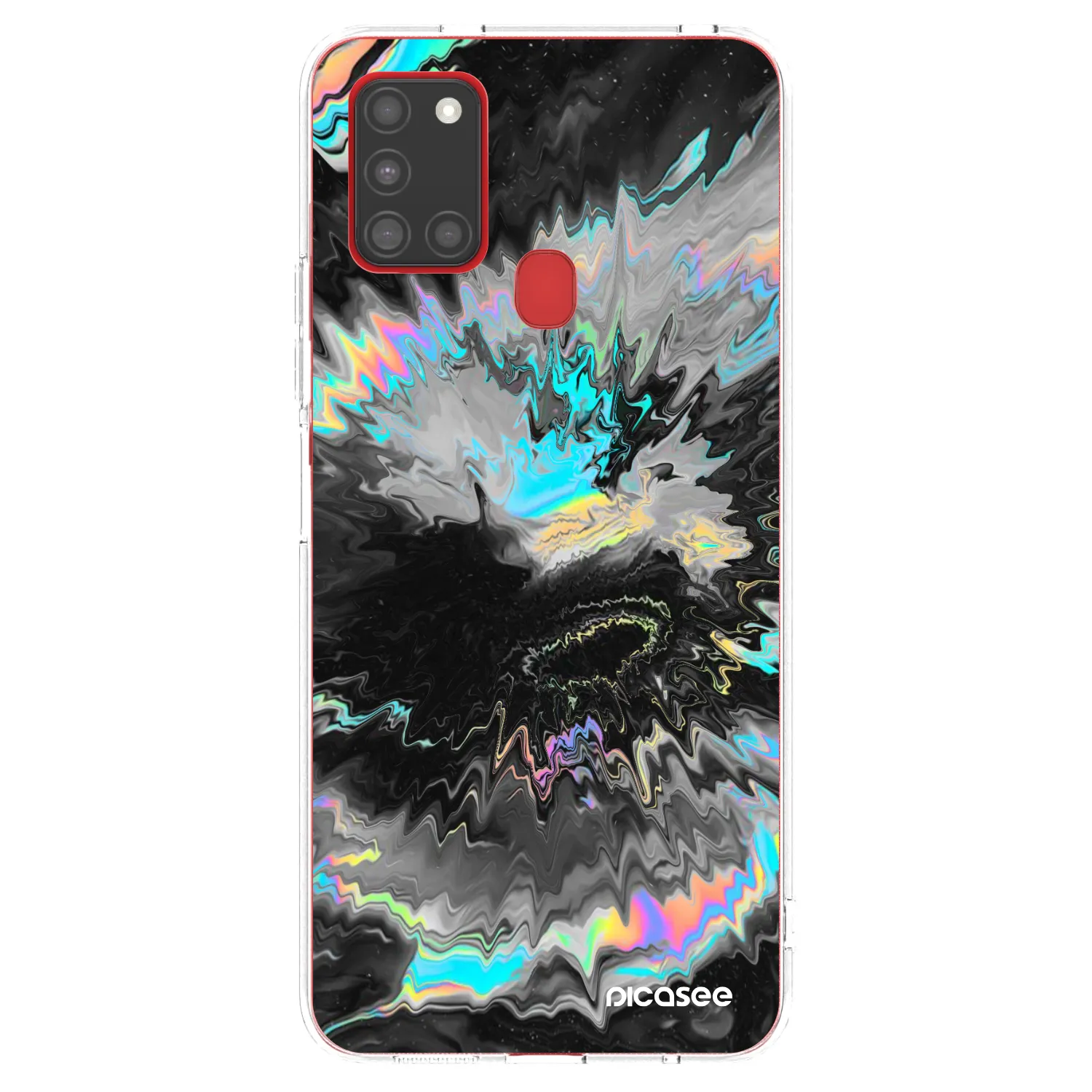 Picasee átlátszó szilikon tok az alábbi mobiltelefonokra Samsung Galaxy A21s - Magnetic
