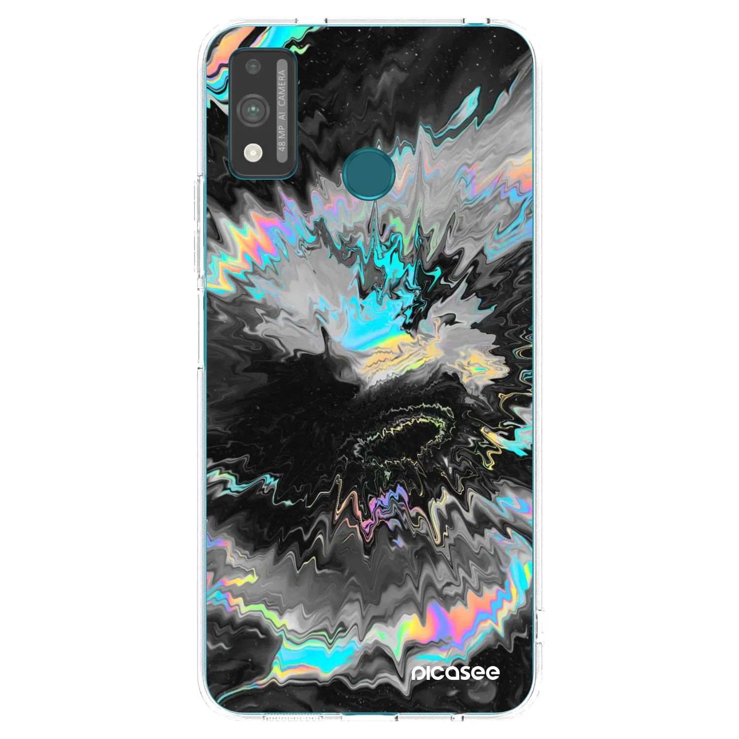 Picasee átlátszó szilikon tok az alábbi mobiltelefonokra Honor 9X Lite - Magnetic