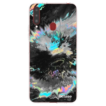 Picasee átlátszó szilikon tok az alábbi mobiltelefonokra Samsung Galaxy A20s - Magnetic
