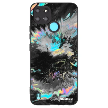 Picasee fekete szilikon tok az alábbi mobiltelefonokra Realme C21Y - Magnetic