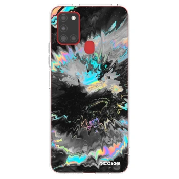 Picasee átlátszó szilikon tok az alábbi mobiltelefonokra Samsung Galaxy A21s - Magnetic