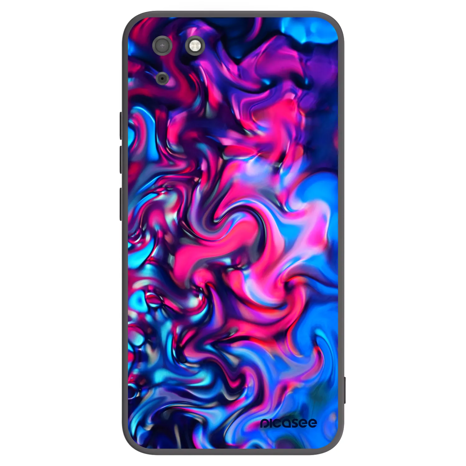 Picasee fekete szilikon tok az alábbi mobiltelefonokra Huawei Y5P - Redlight