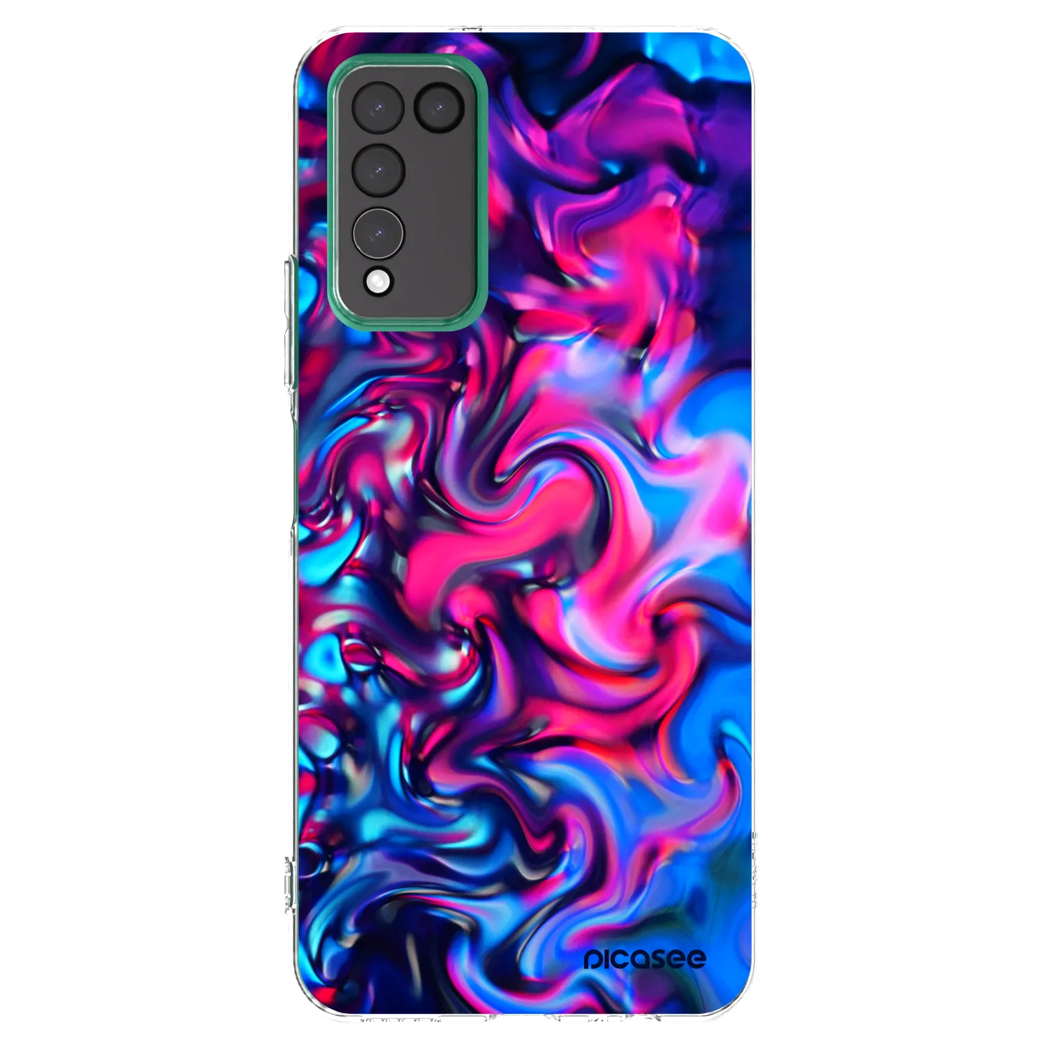 Picasee átlátszó szilikon tok az alábbi mobiltelefonokra Honor 10X Lite - Redlight