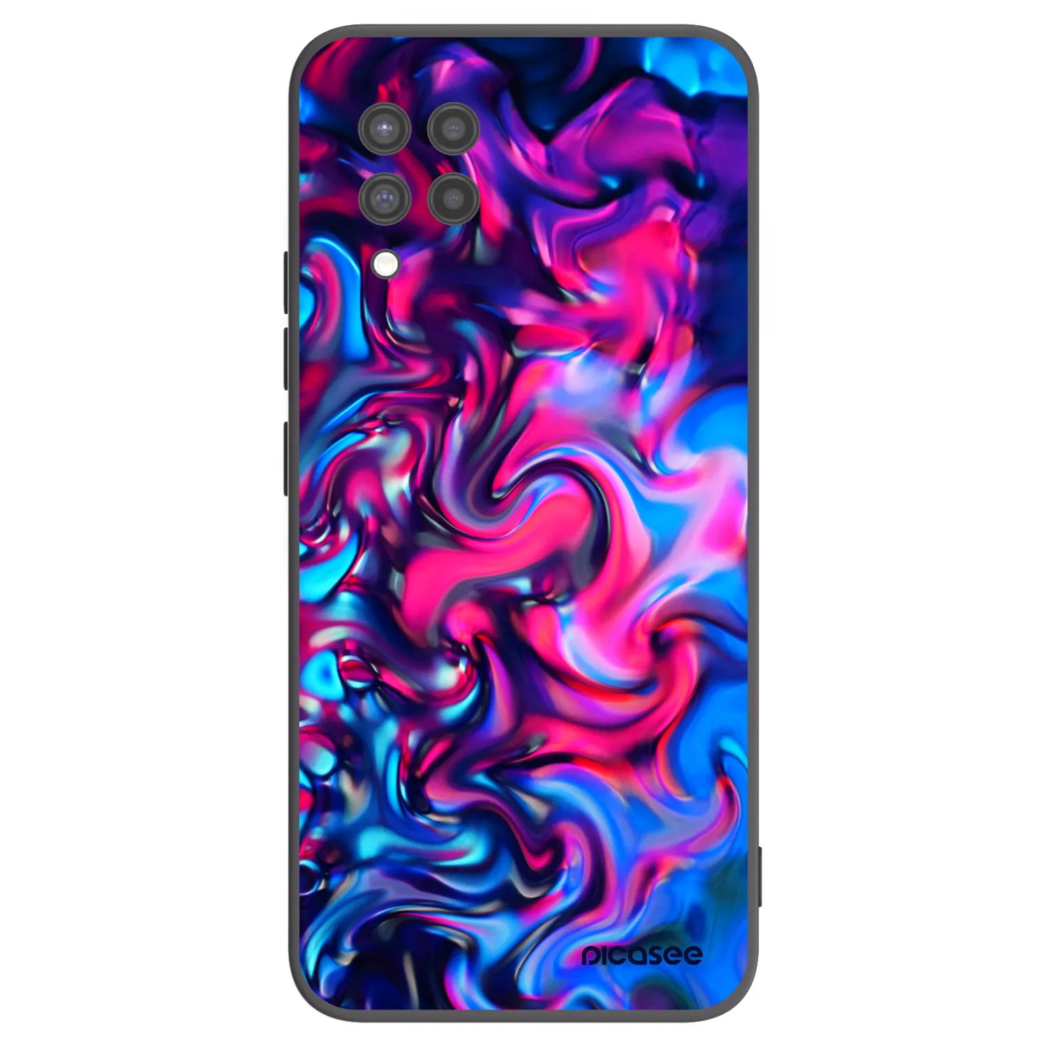 Picasee fekete szilikon tok az alábbi mobiltelefonokra Samsung Galaxy A42 A426B - Redlight