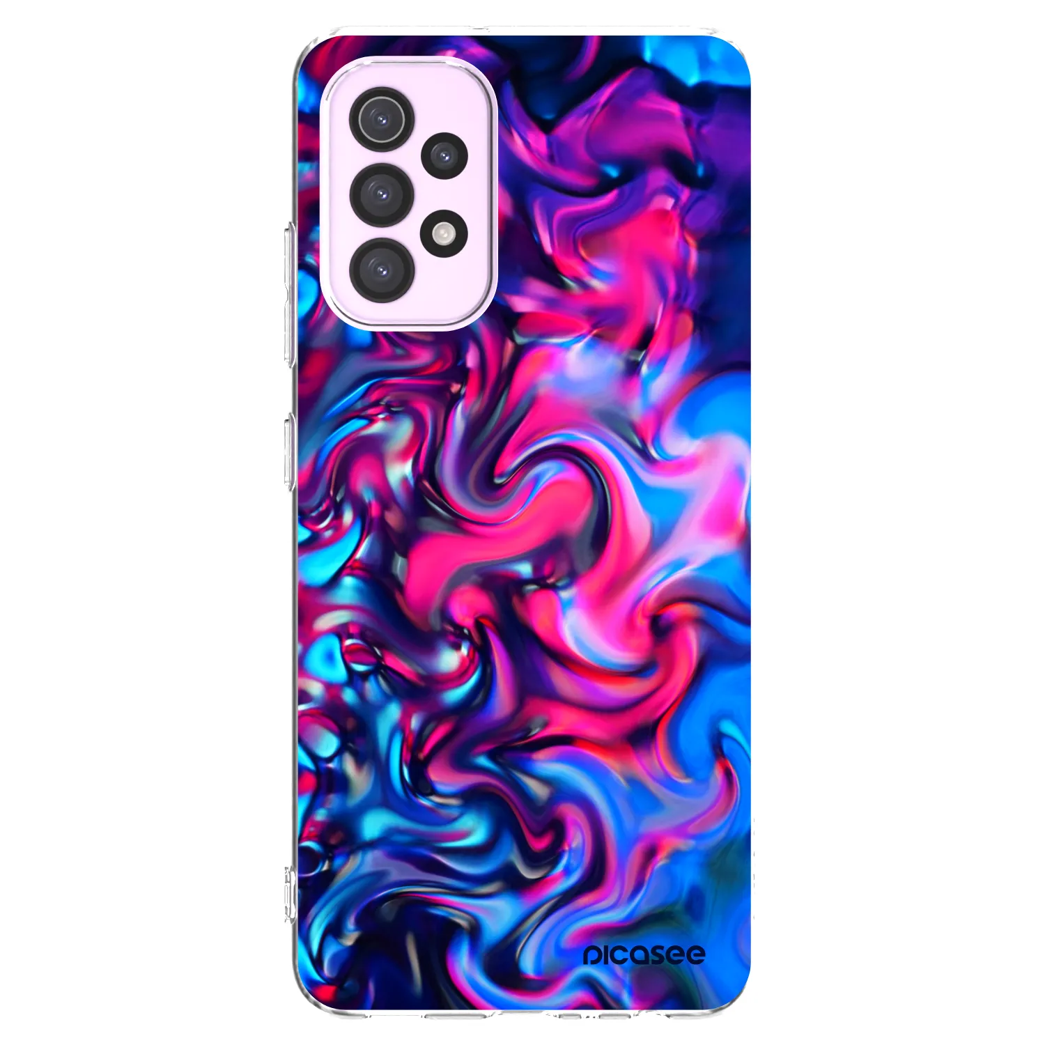 Picasee átlátszó szilikon tok az alábbi mobiltelefonokra Samsung Galaxy A32 5G A326B - Redlight