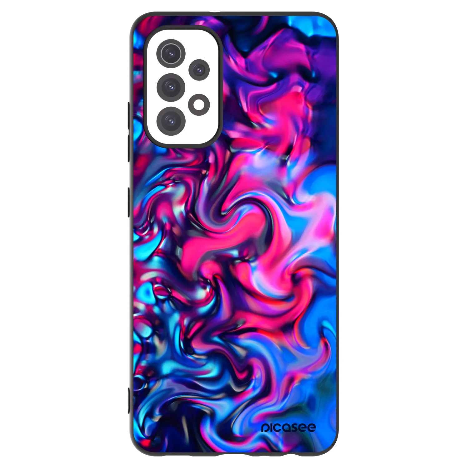 Picasee fekete szilikon tok az alábbi mobiltelefonokra Samsung Galaxy A32 5G A326B - Redlight