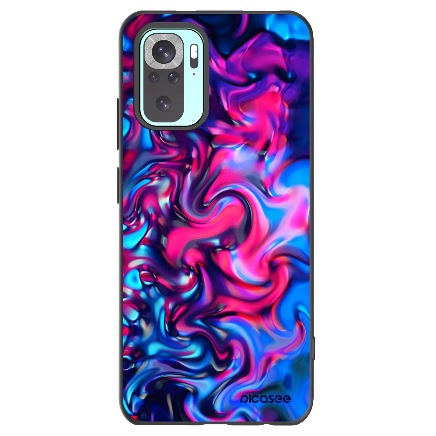 Picasee fekete szilikon tok az alábbi mobiltelefonokra Xiaomi Redmi Note 10 Pro - Redlight